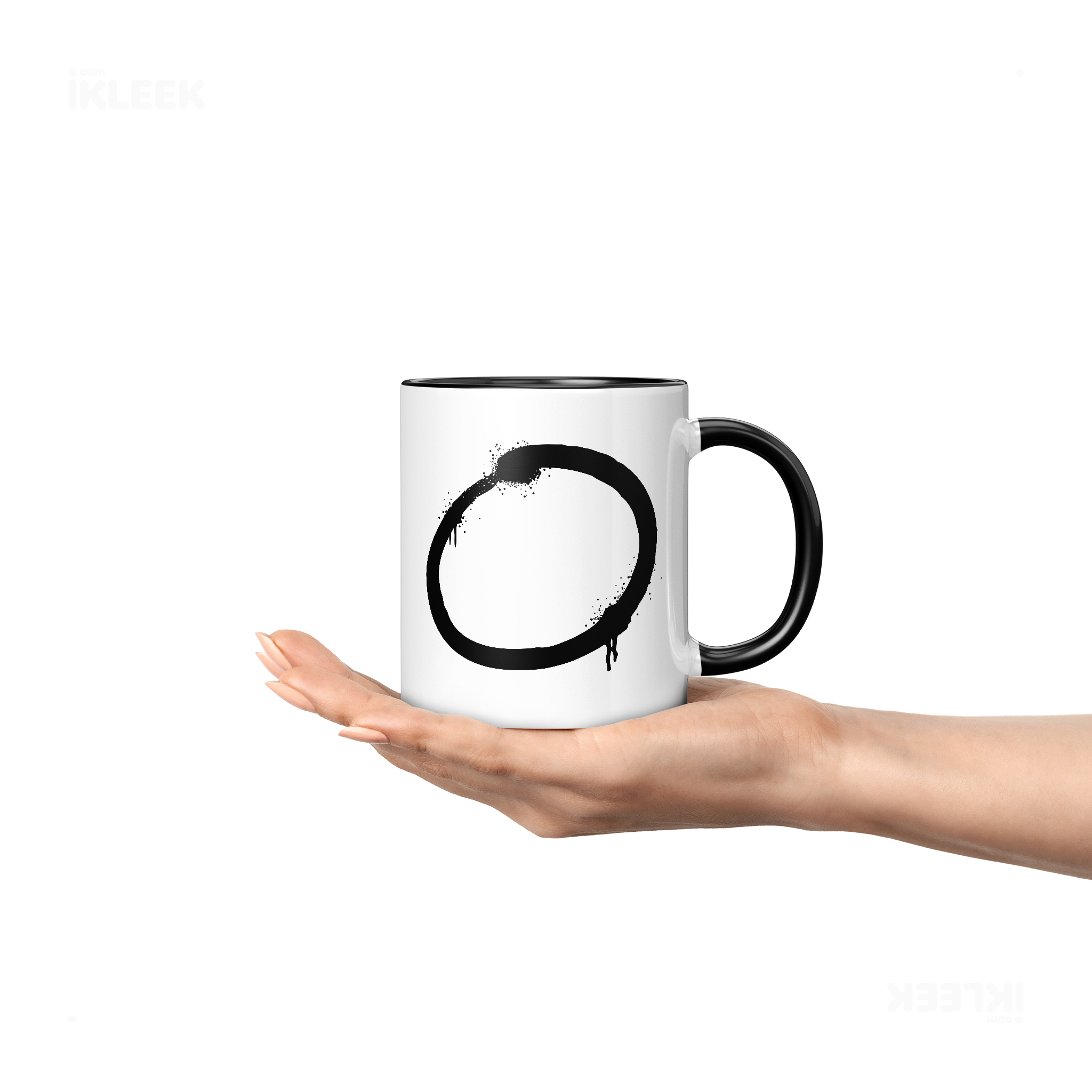 OpenCircle Ceramic Mug 04 White Black