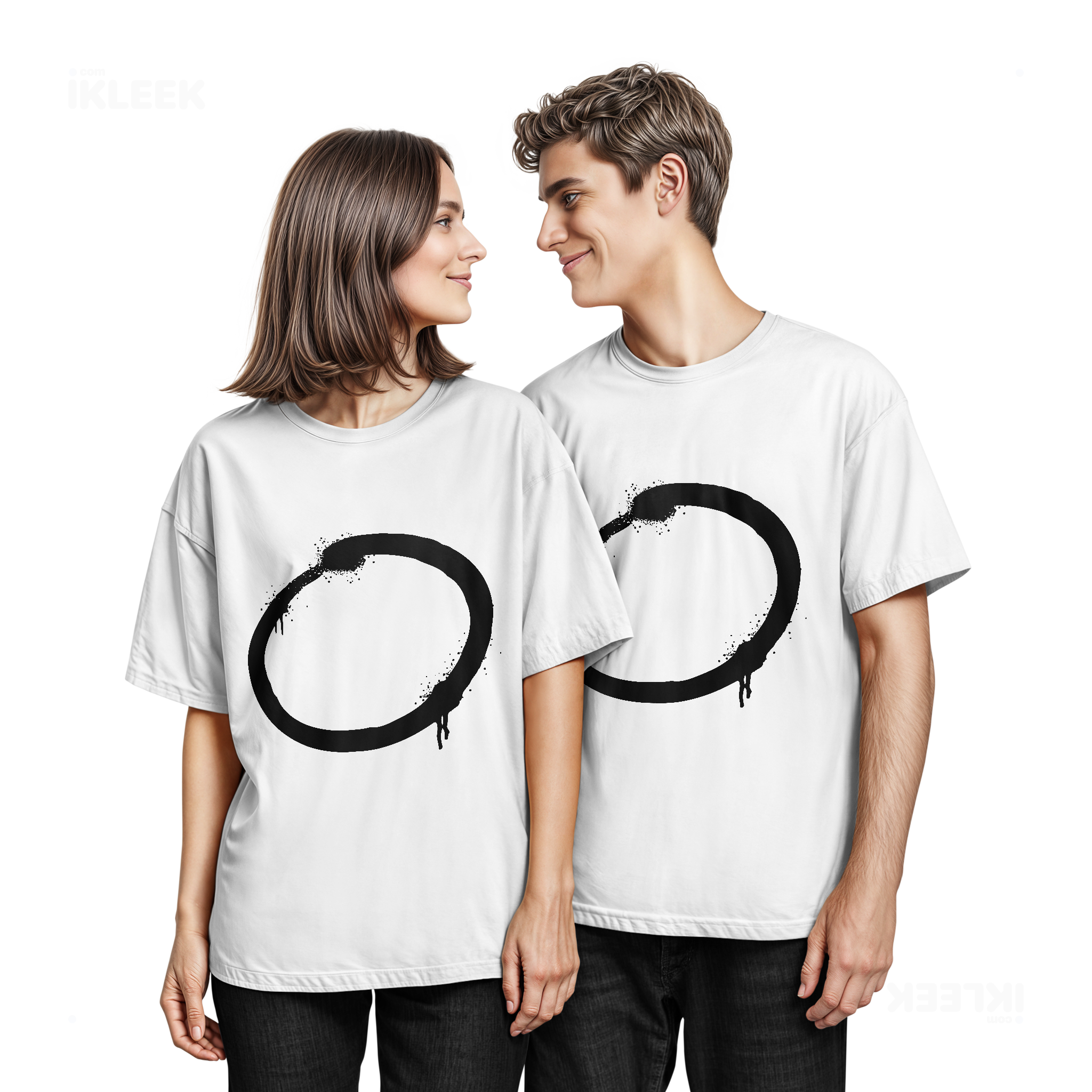 OpenCircle Couple T Shirt 05 White