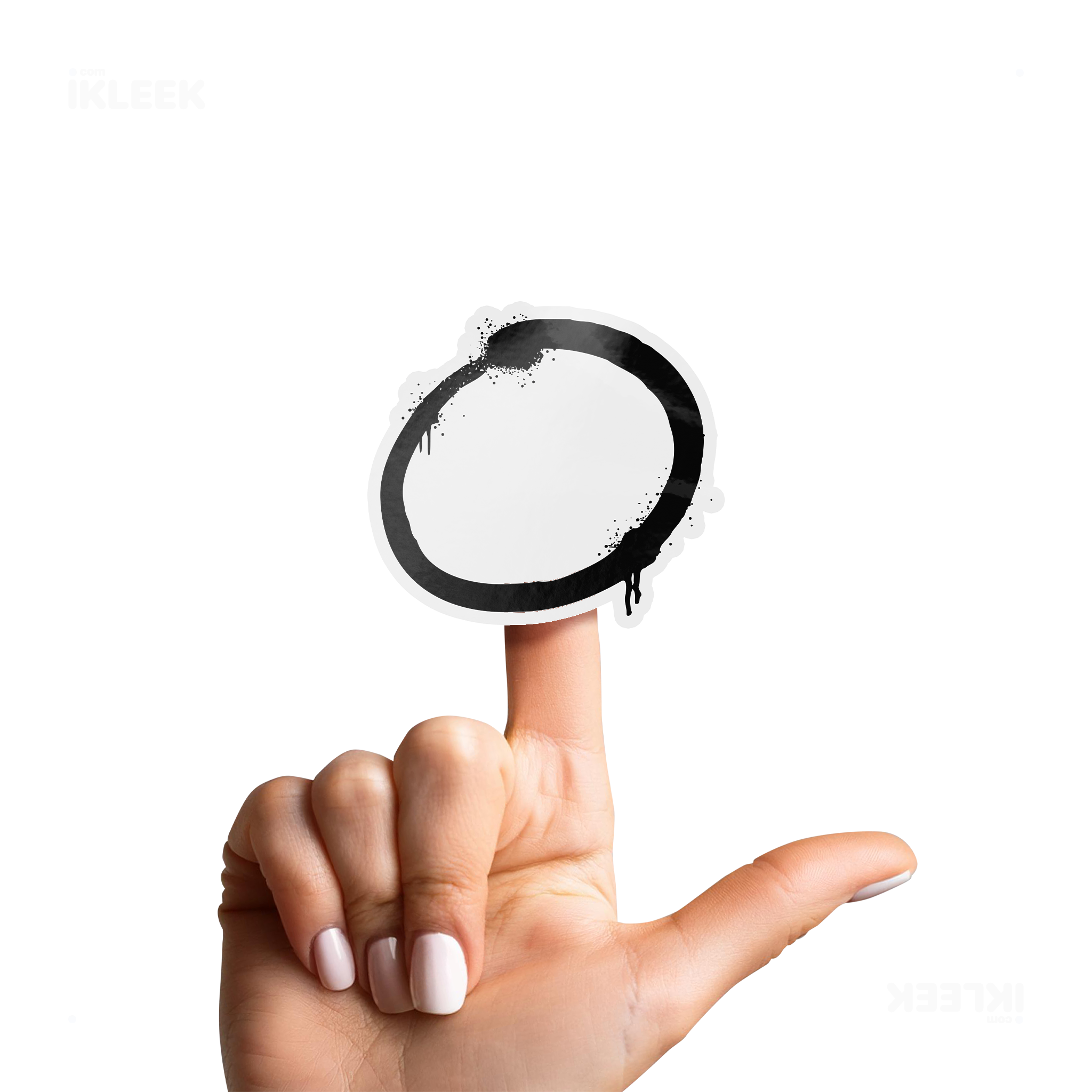OpenCircle Die Cut Outdoor Sticker 02 Clear