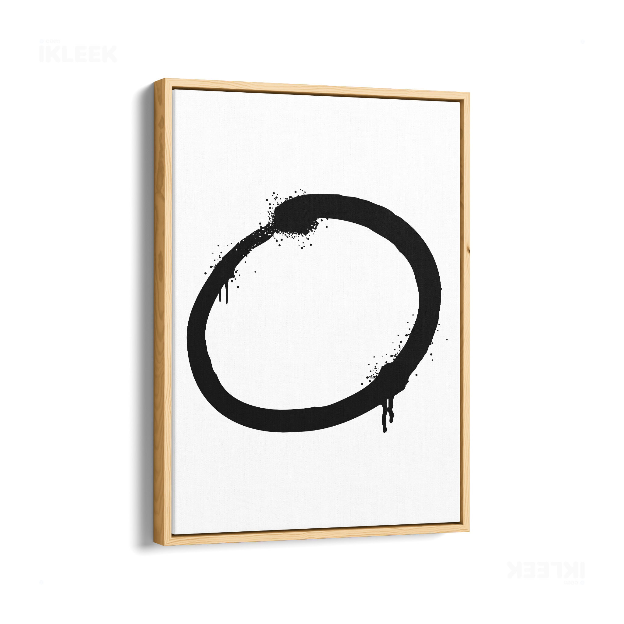OpenCircle Framed Canvas 01 Natural Wood