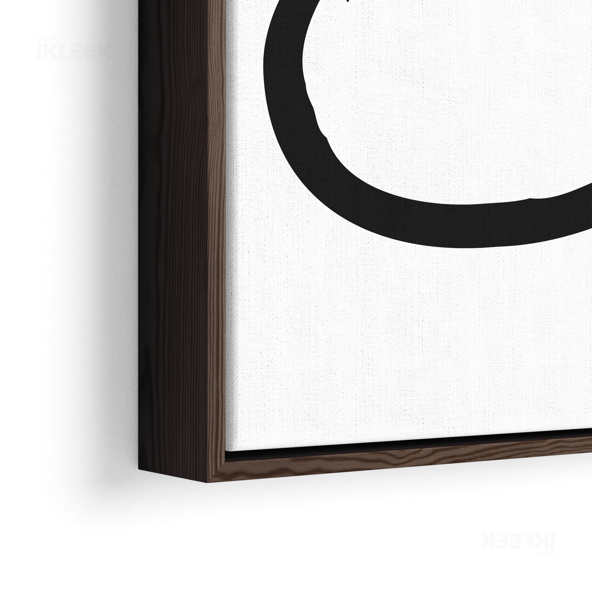 OpenCircle Framed Canvas 02 Dark Wood