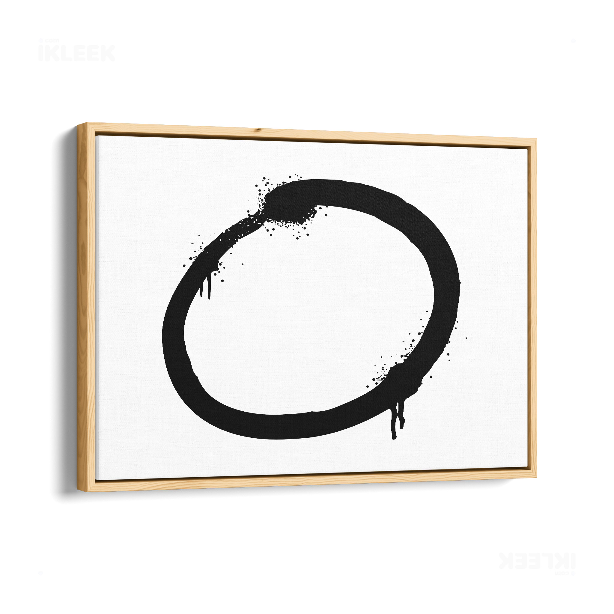 OpenCircle Framed Canvas 03 Natural Wood