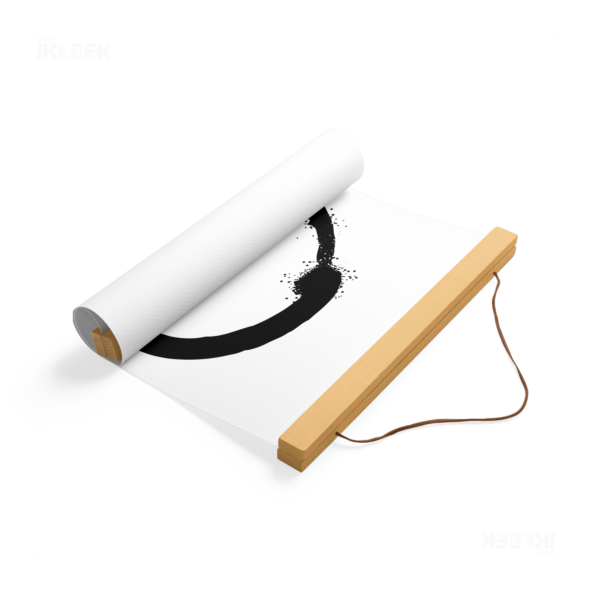 OpenCircle Magnetic Hanger Poster 04 Natural Wood