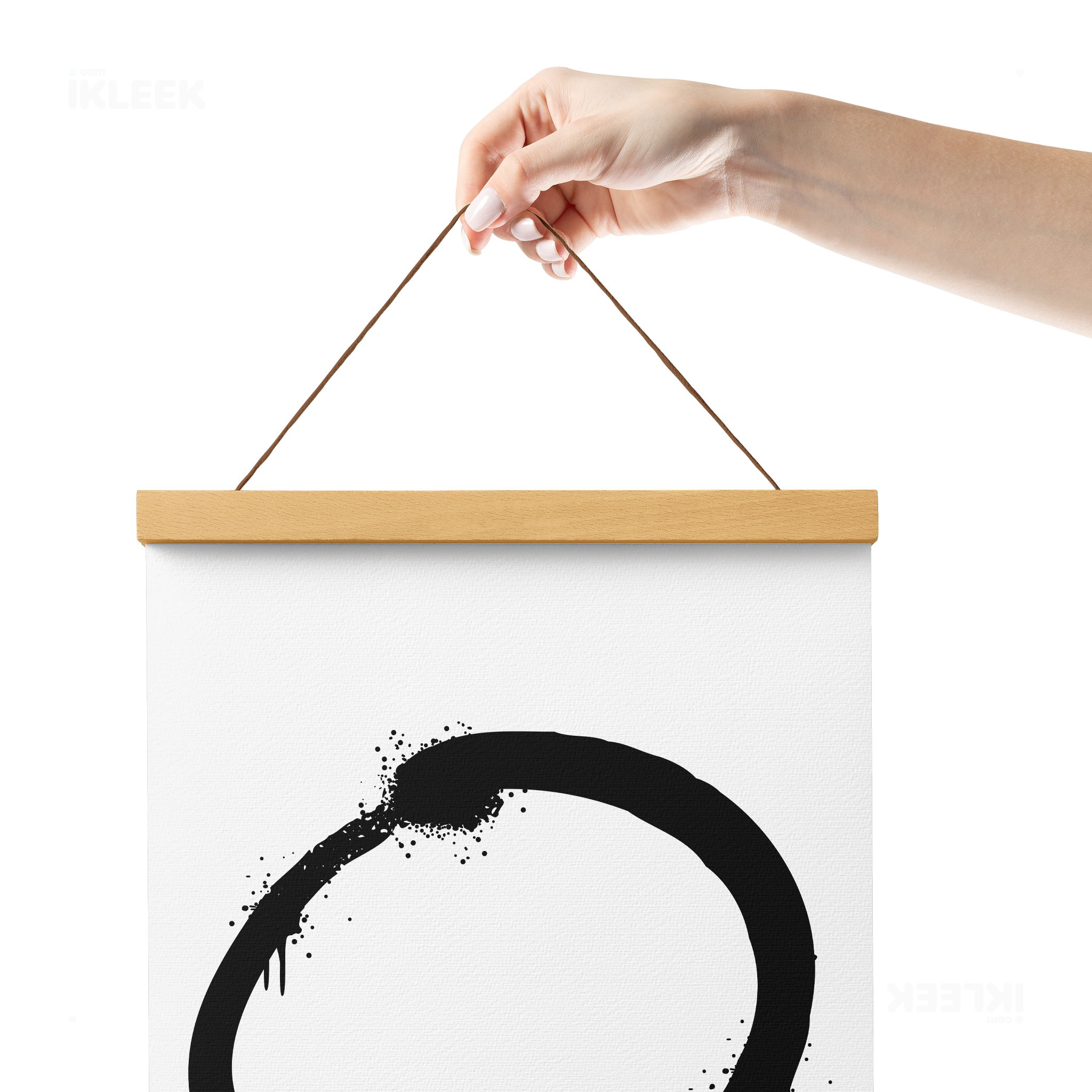 OpenCircle Magnetic Hanger Poster 05 Natural Wood
