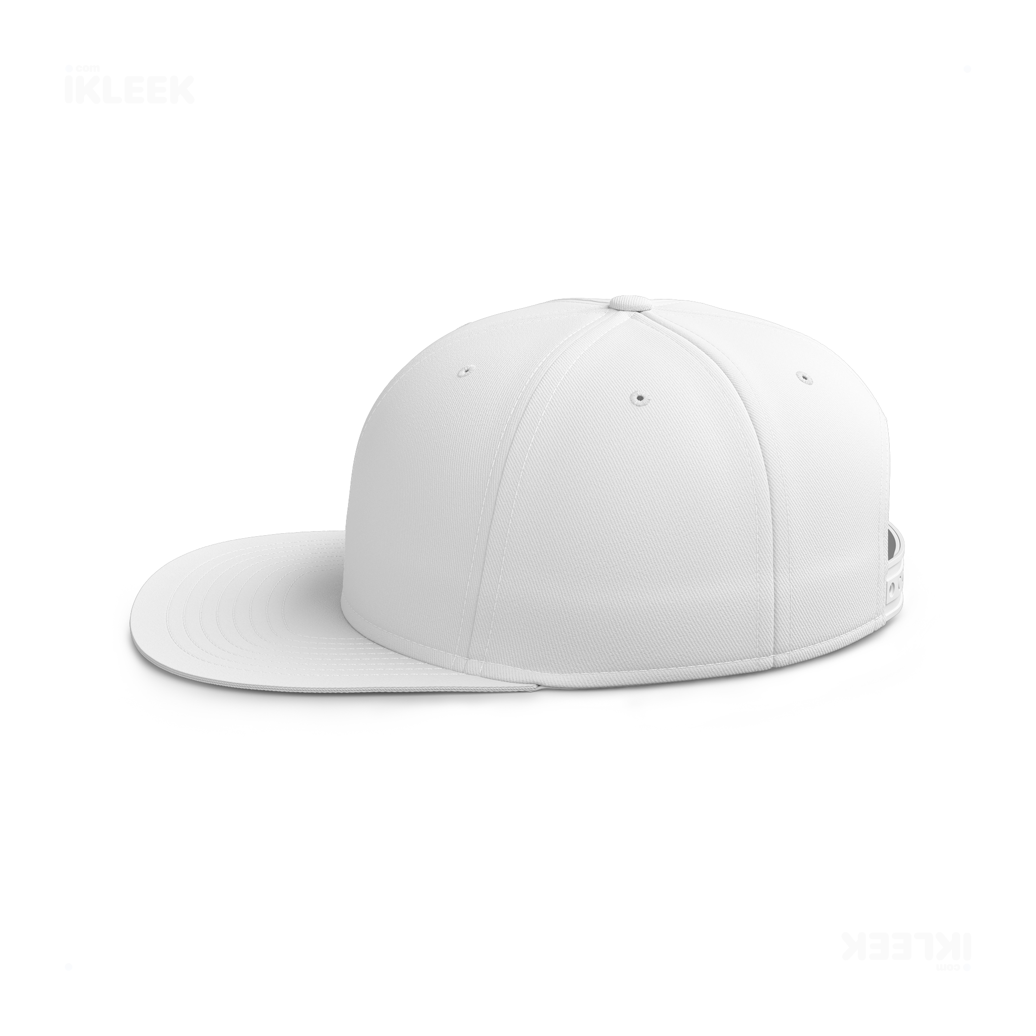 OpenCircle Snapback Caps 03 White DTF