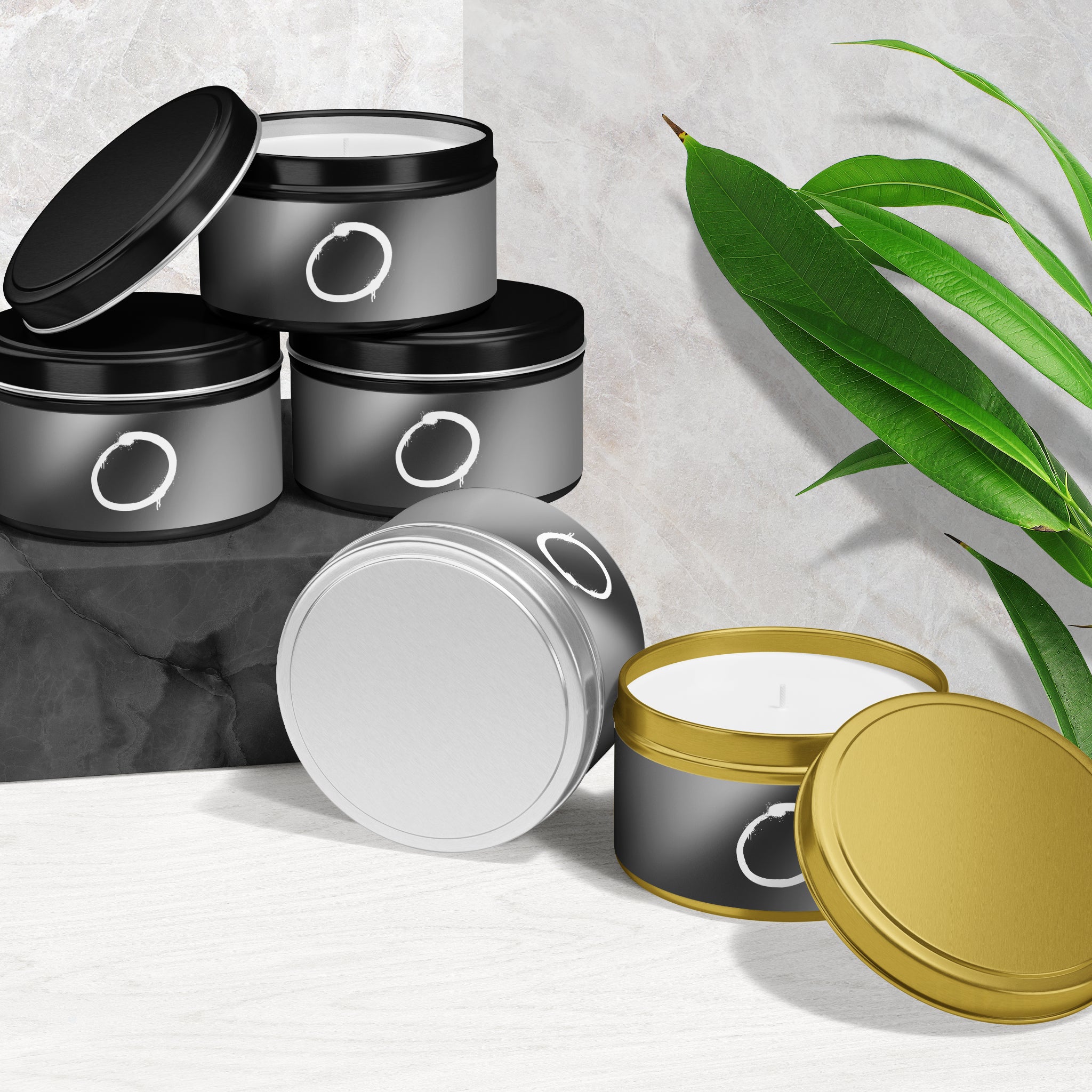 OpenCircle Tin Candle 02 Black