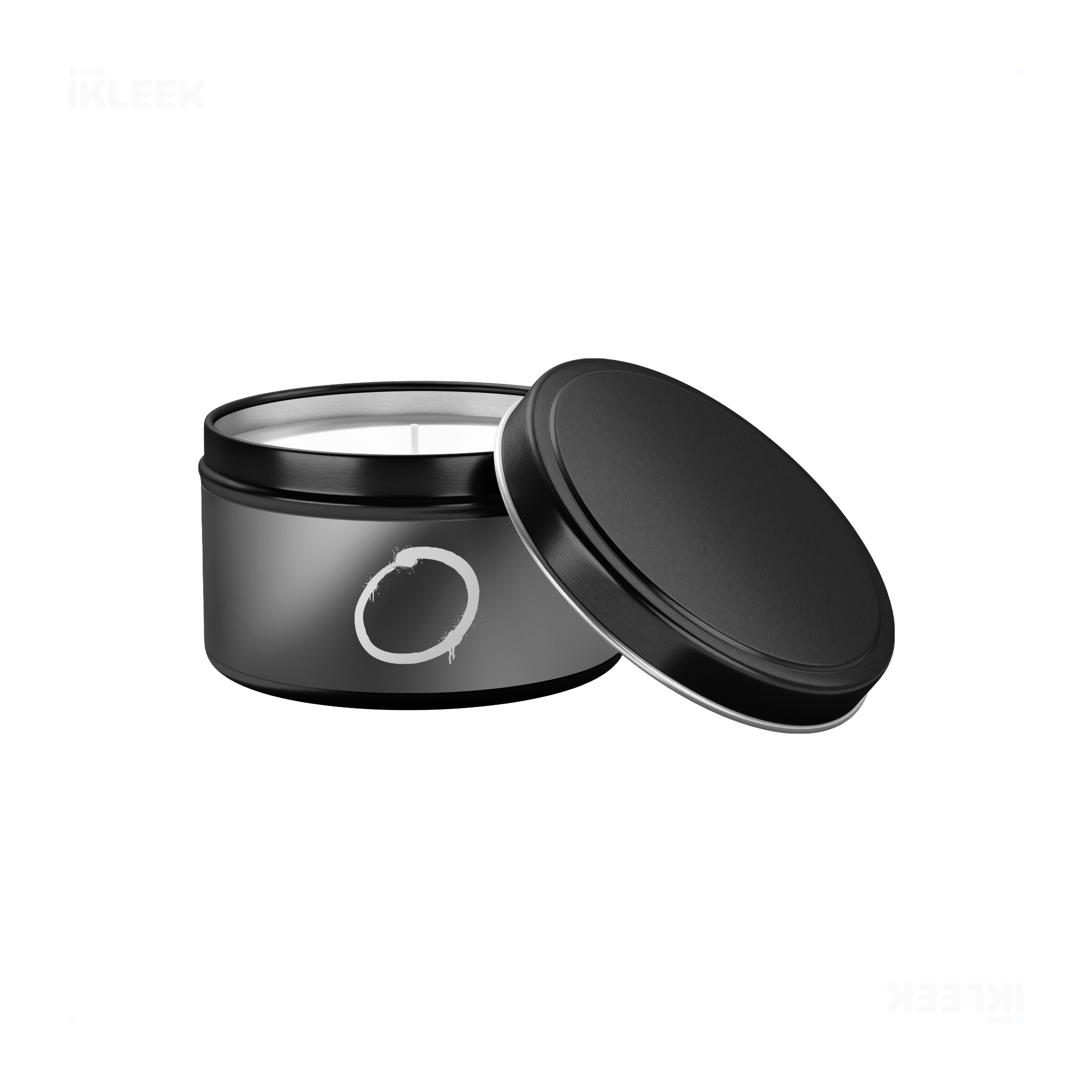 OpenCircle Tin Candle 03 Black