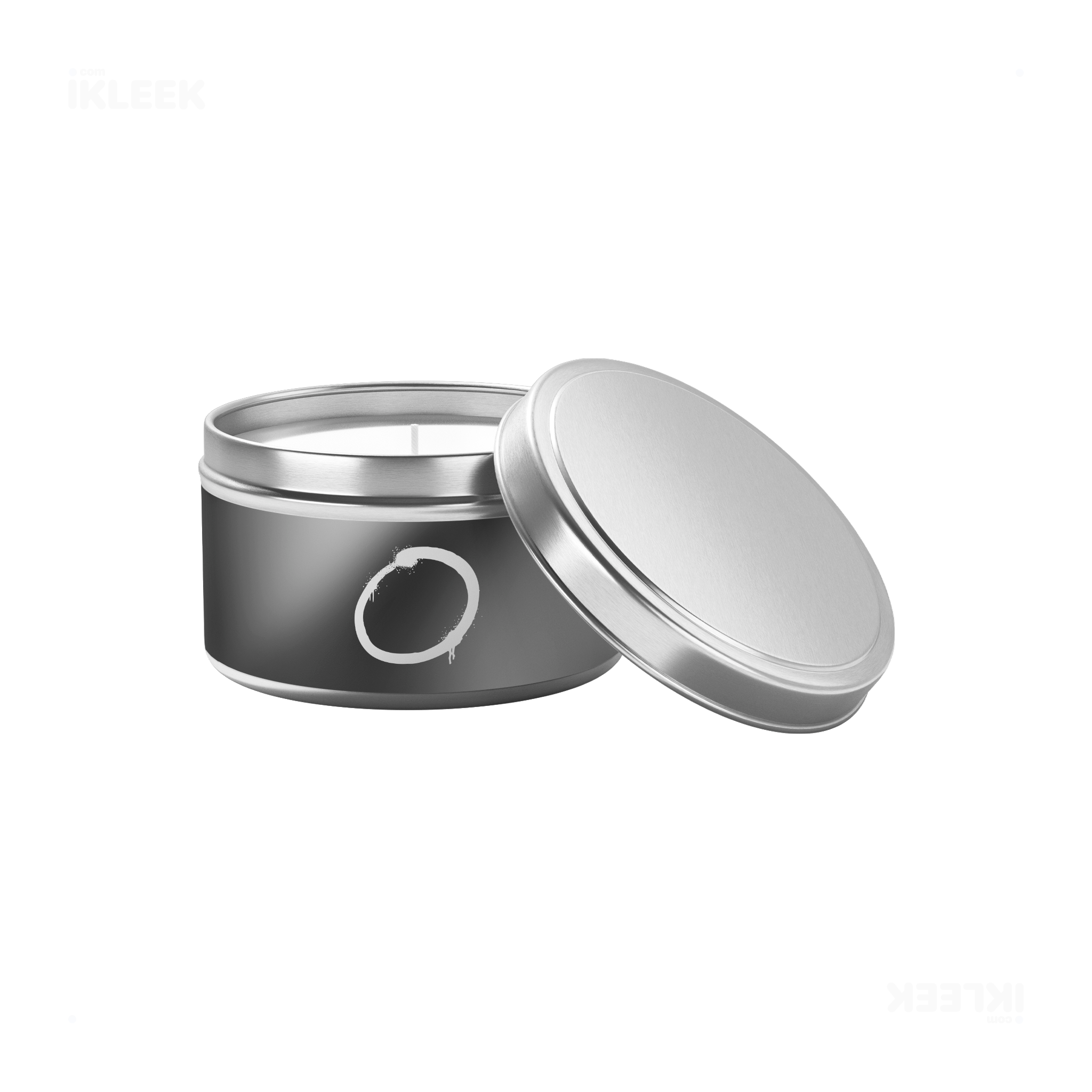 OpenCircle Tin Candle 03 Silver