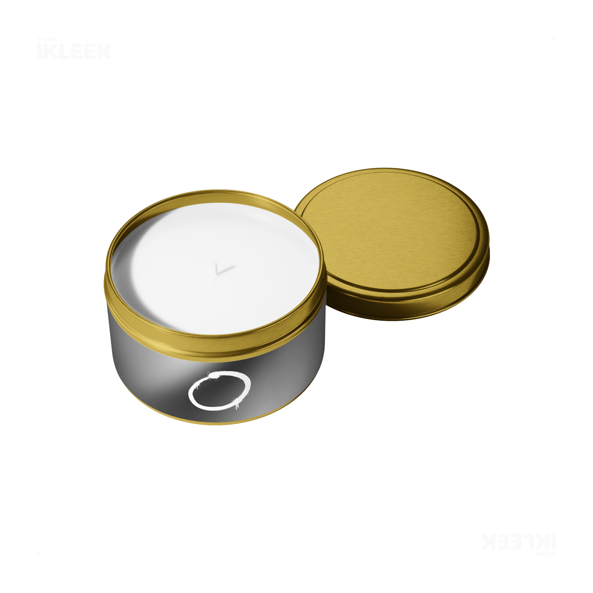 OpenCircle Tin Candle 05 Gold