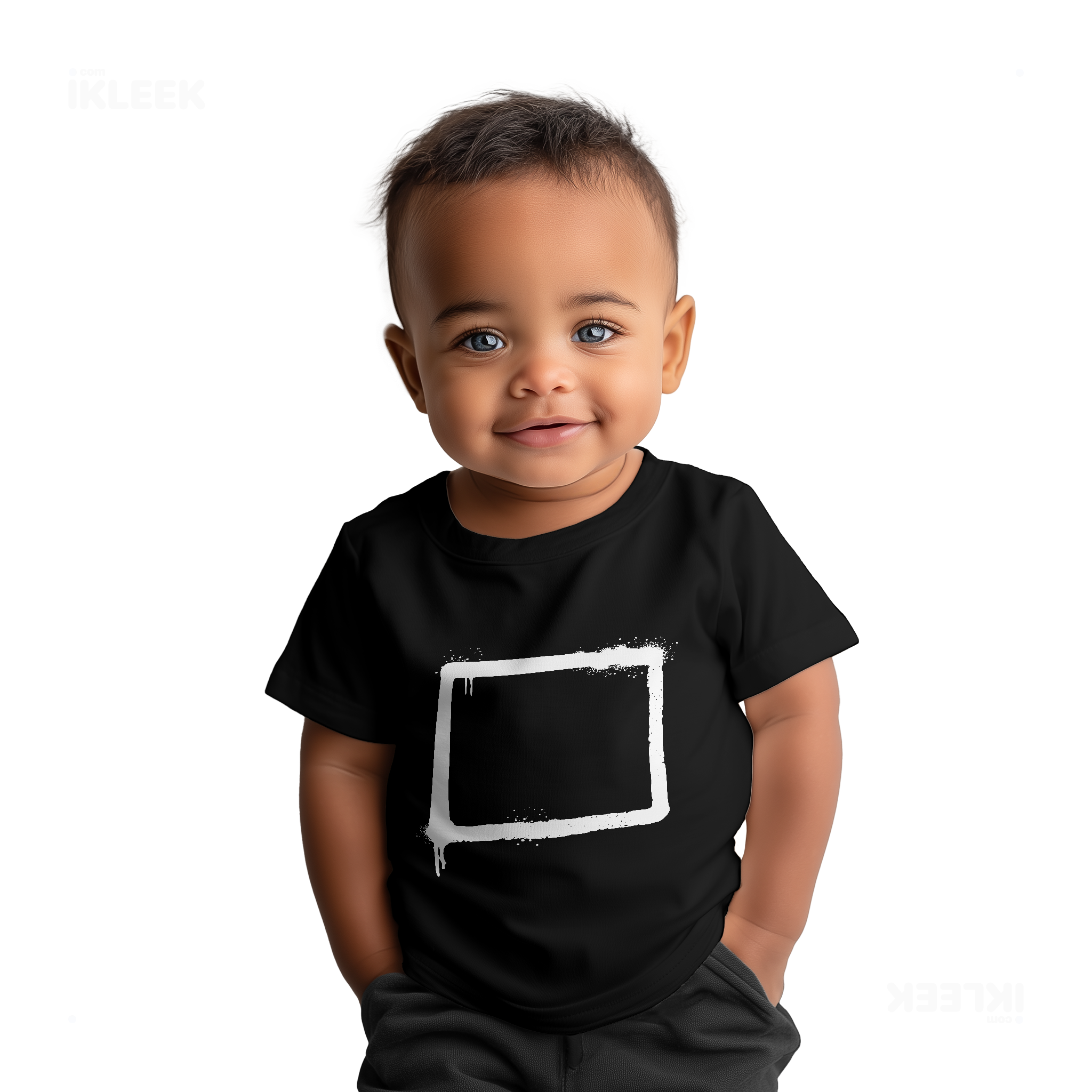 OpenSquare Baby T Shirt 05 Black