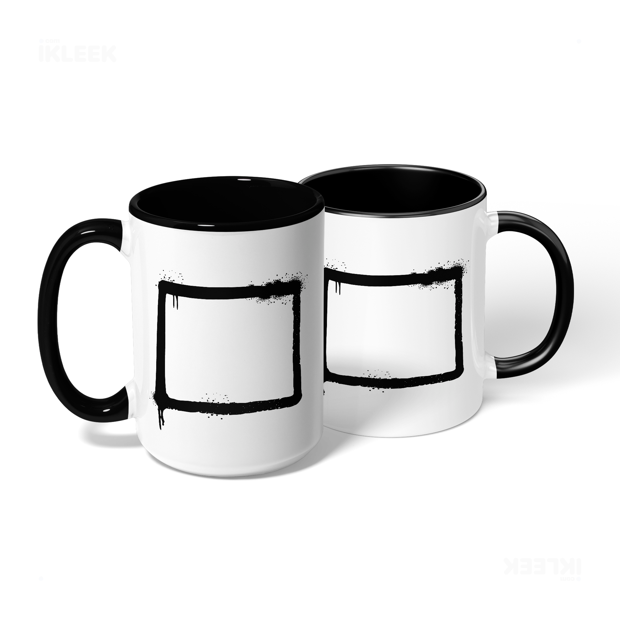 OpenSquare Ceramic Mug 08 White Black