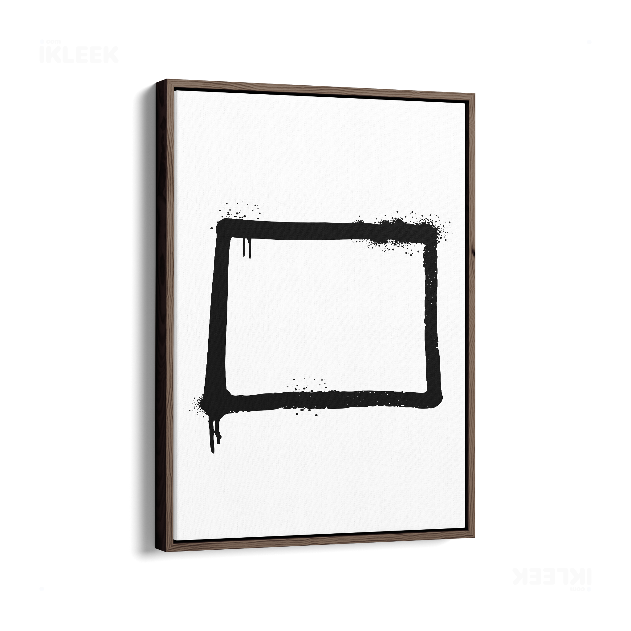 OpenSquare Framed Canvas 01 Dark Wood
