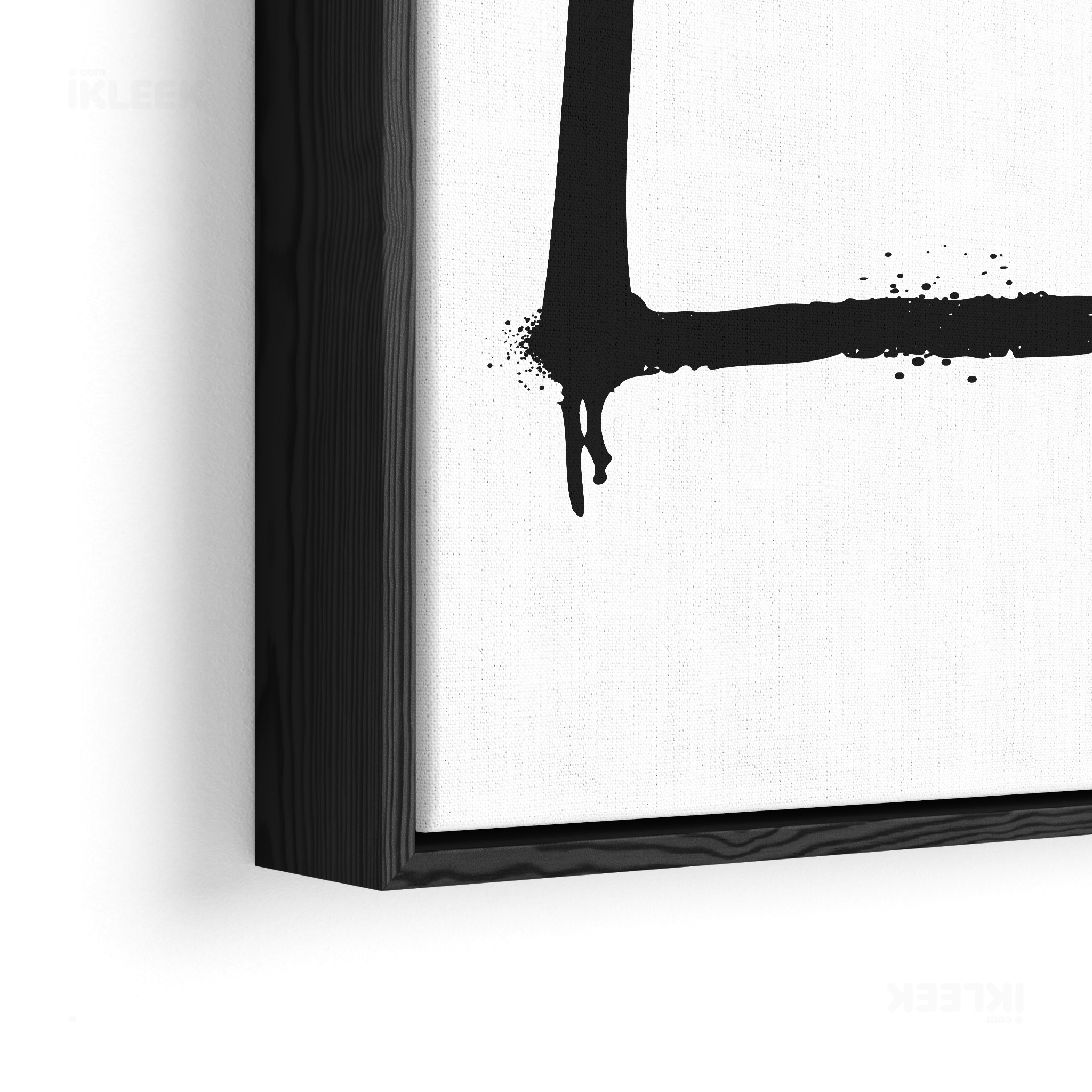 OpenSquare Framed Canvas 02 Black Wood