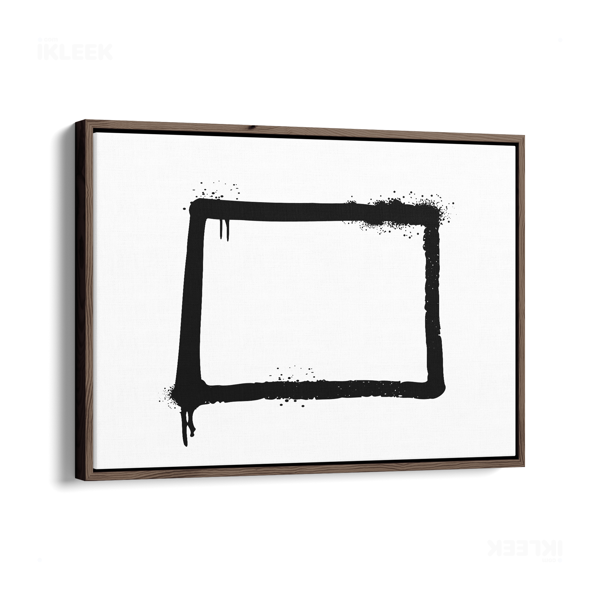 OpenSquare Framed Canvas 03 Dark Wood