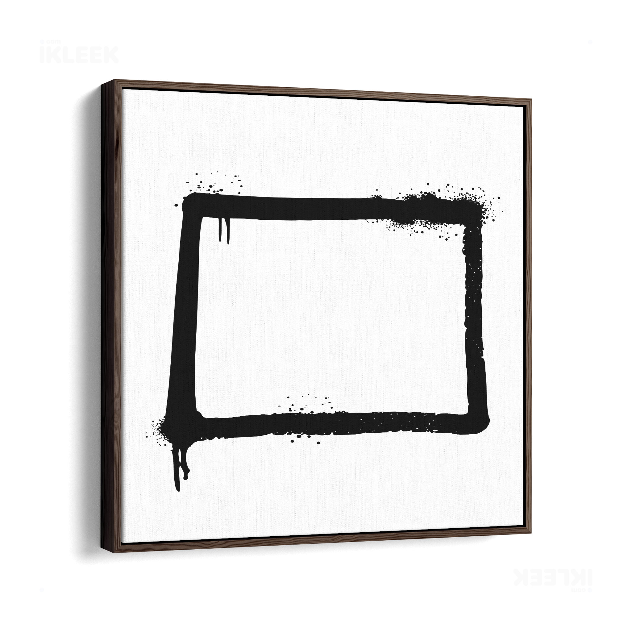 OpenSquare Framed Canvas 04 Dark Wood
