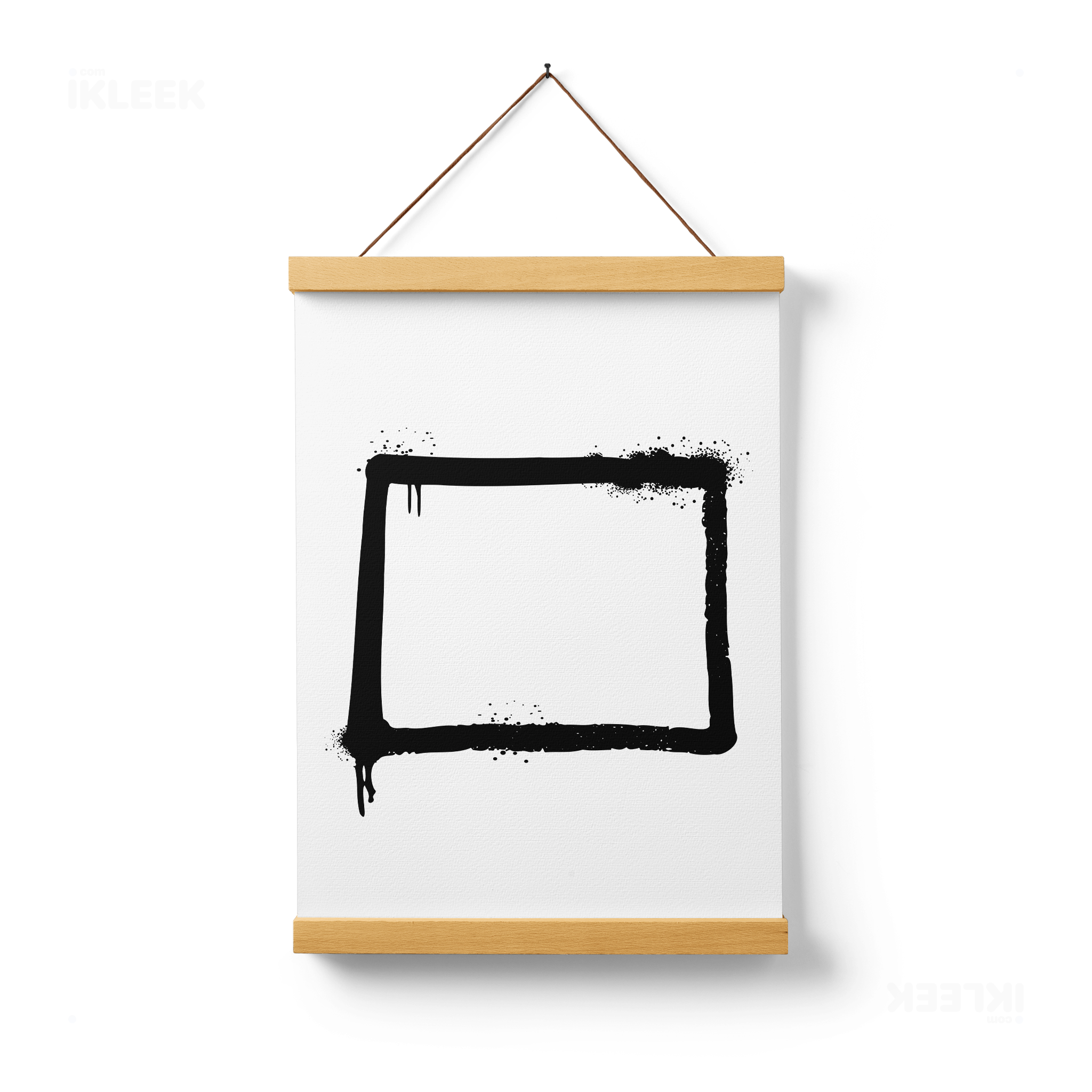OpenSquare Magnetic Hanger Poster 01 Natural Wood