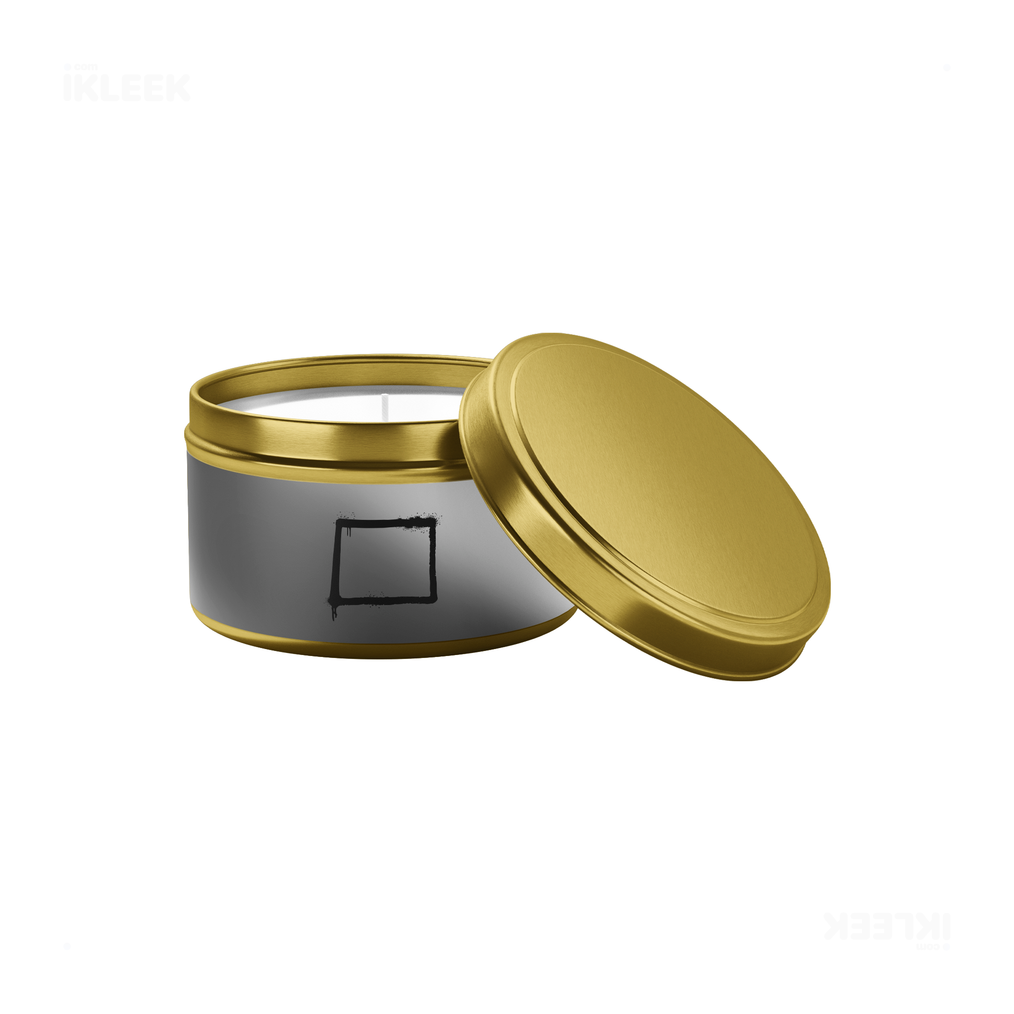 OpenSquare Tin Candle 03 Gold