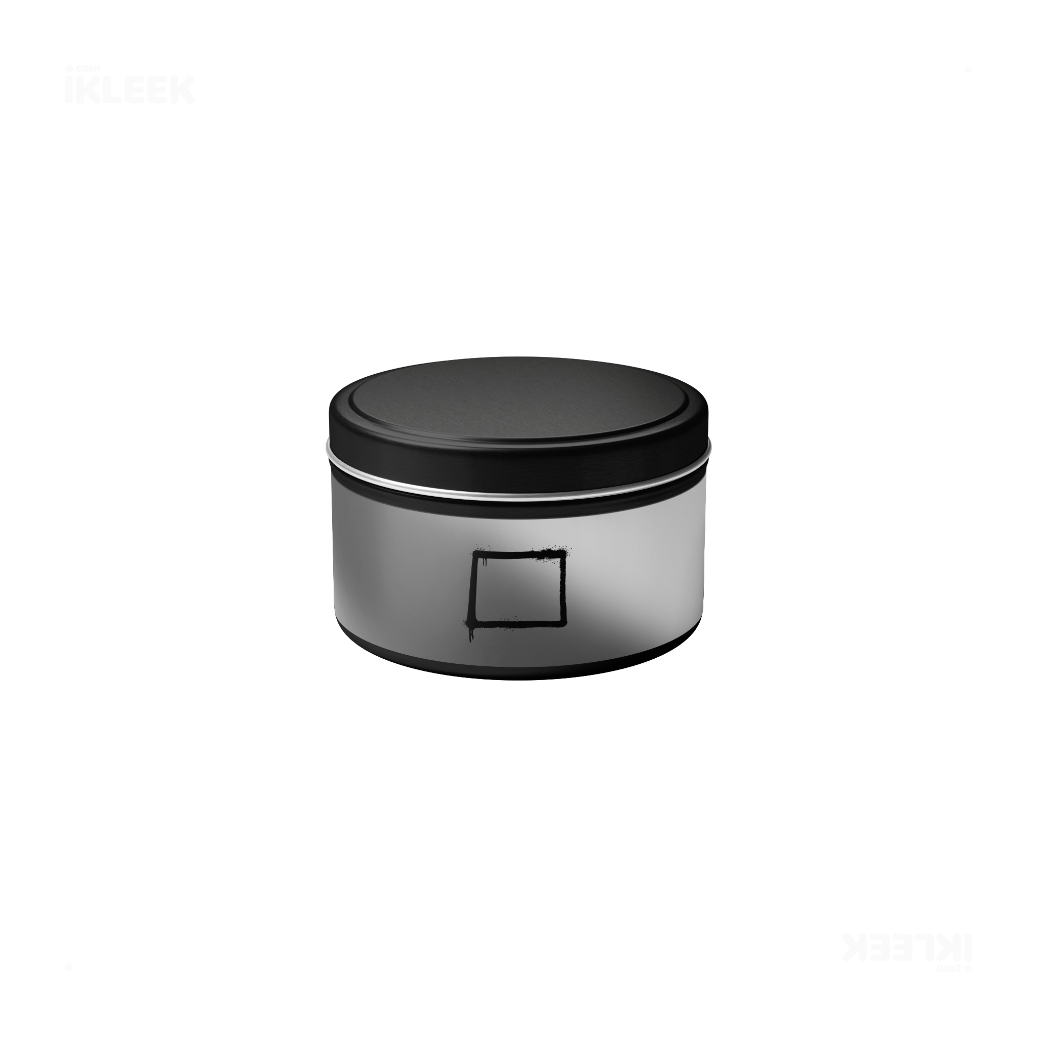 OpenSquare Tin Candle 04 Black