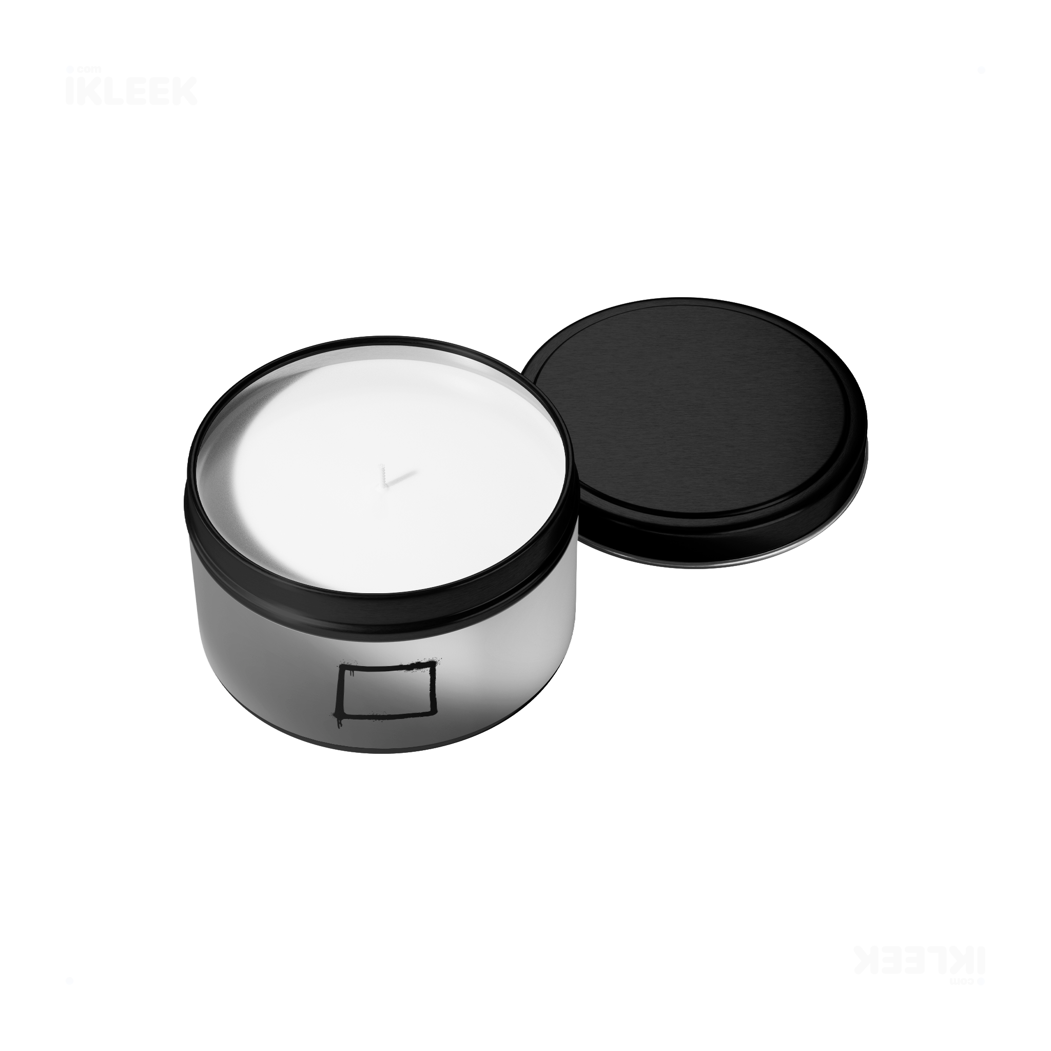 OpenSquare Tin Candle 05 Black