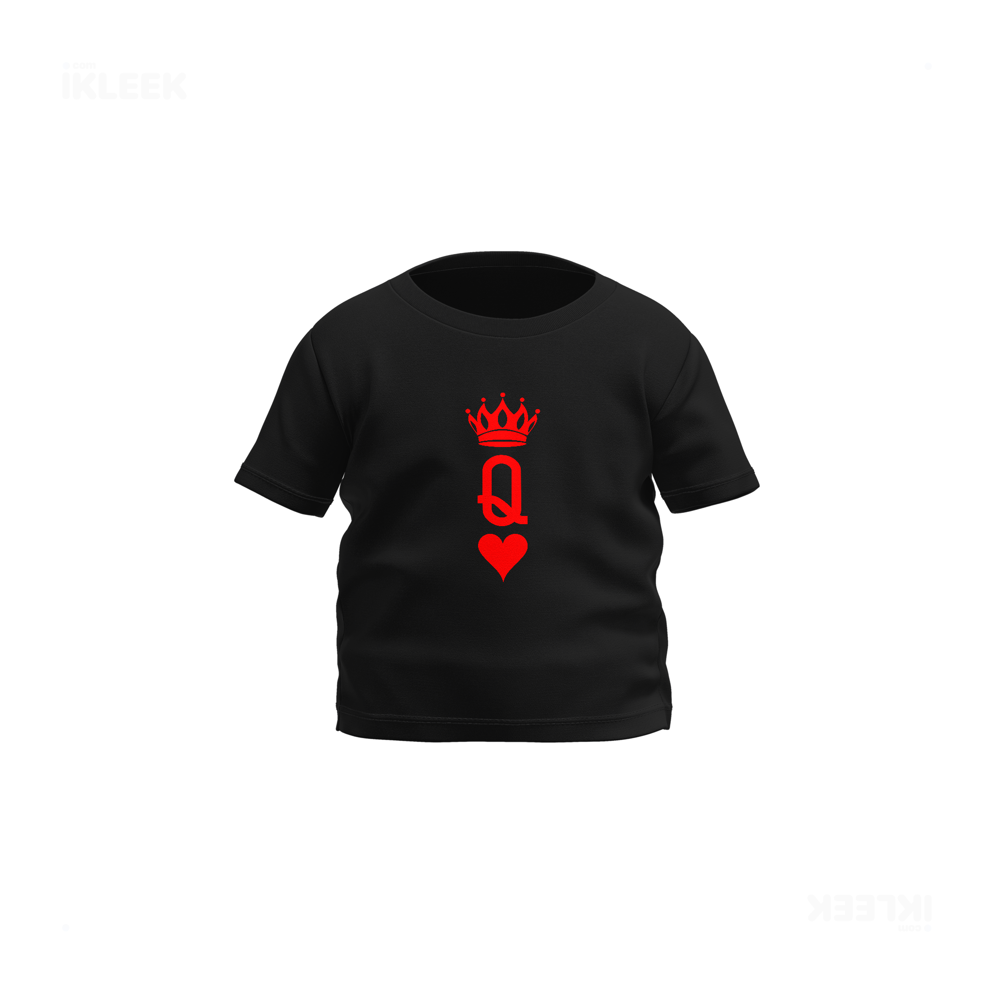 QueenOfHearts Baby T Shirt 01 Black