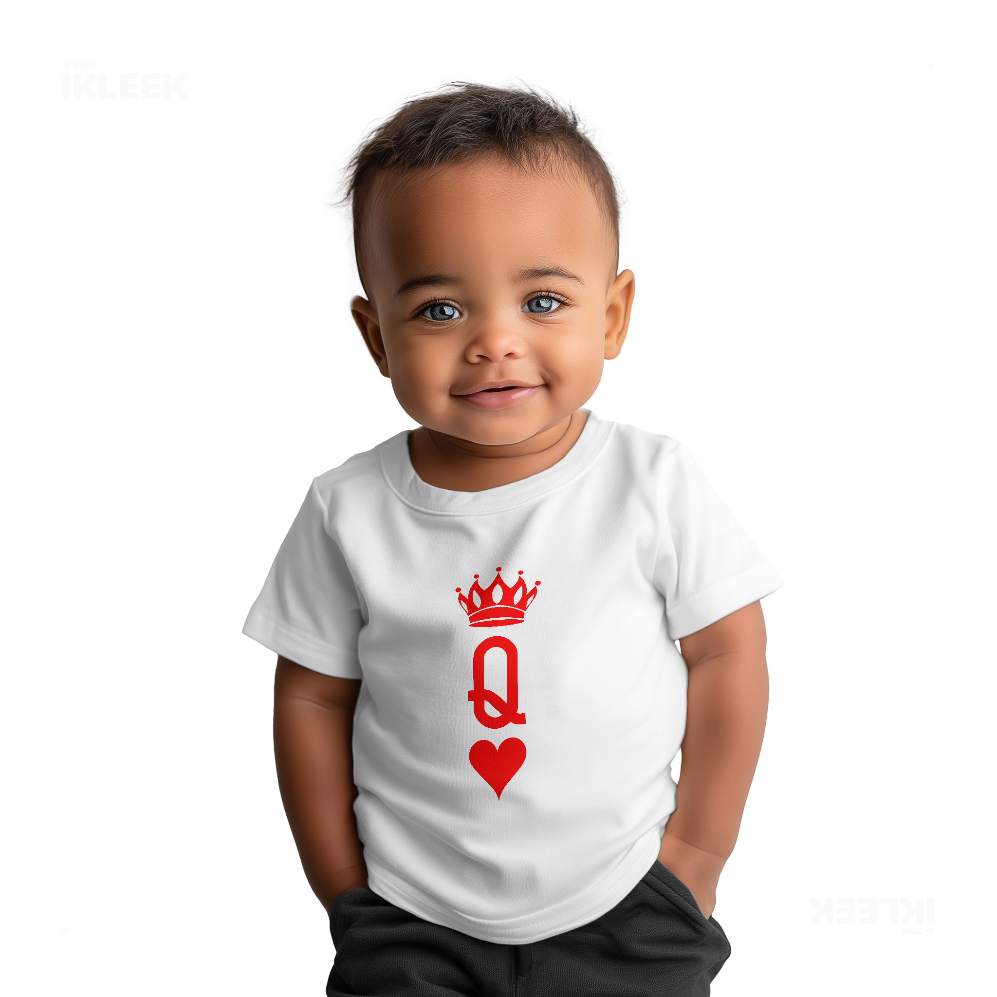 QueenOfHearts Baby T Shirt 05 White