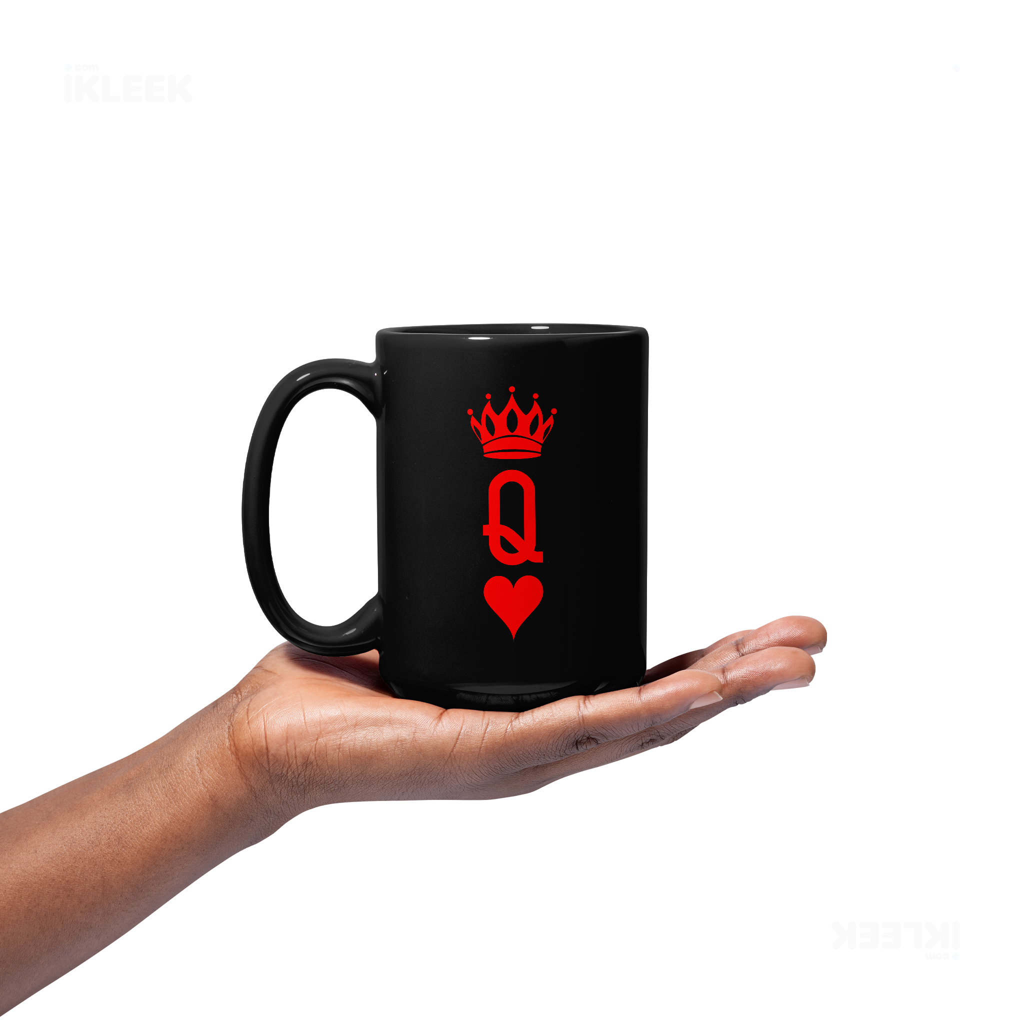 QueenOfHearts Ceramic Mug 03 Black