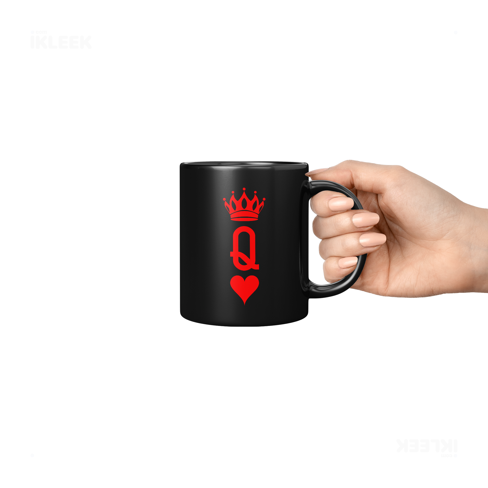 QueenOfHearts Ceramic Mug 06 Black