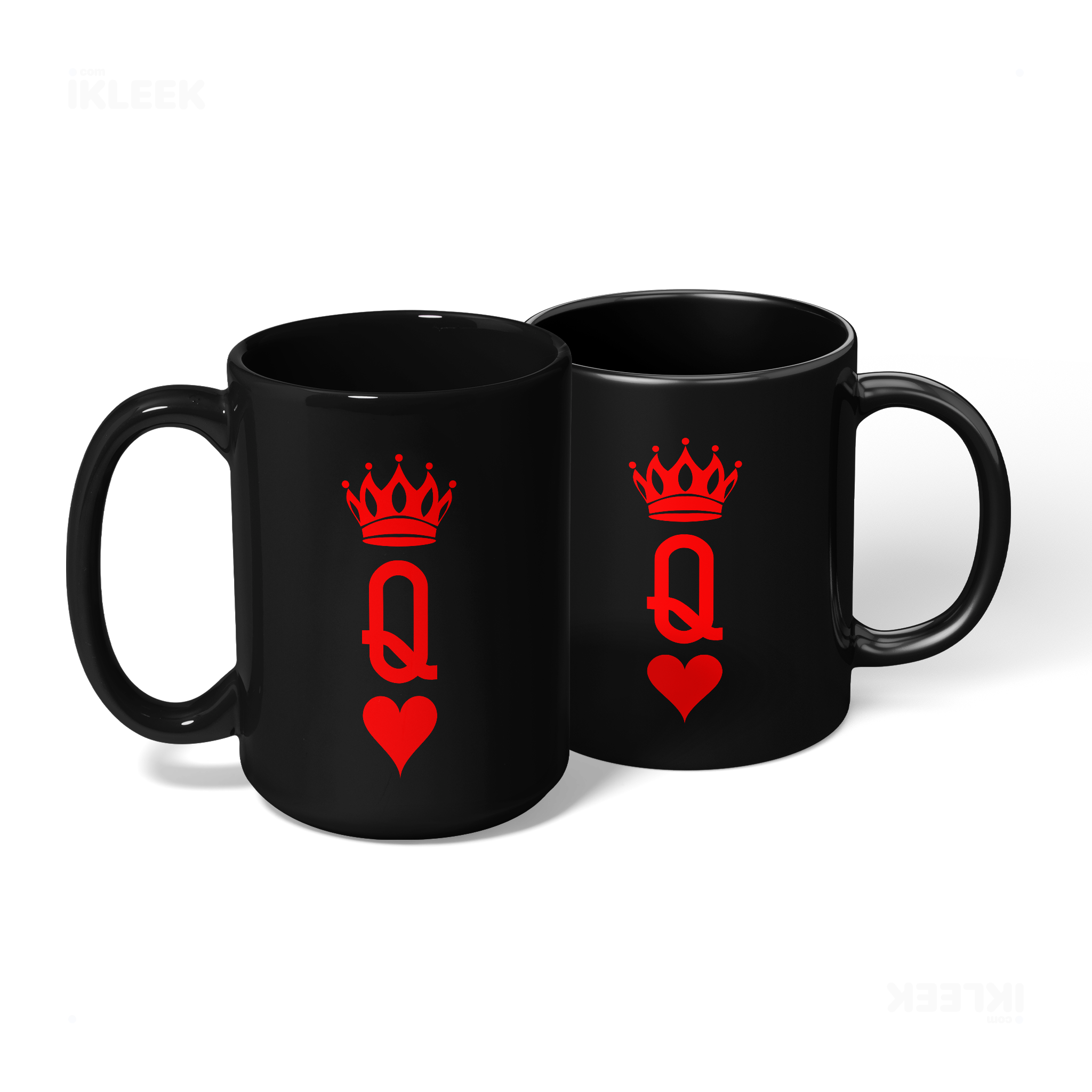 QueenOfHearts Ceramic Mug 08 Black
