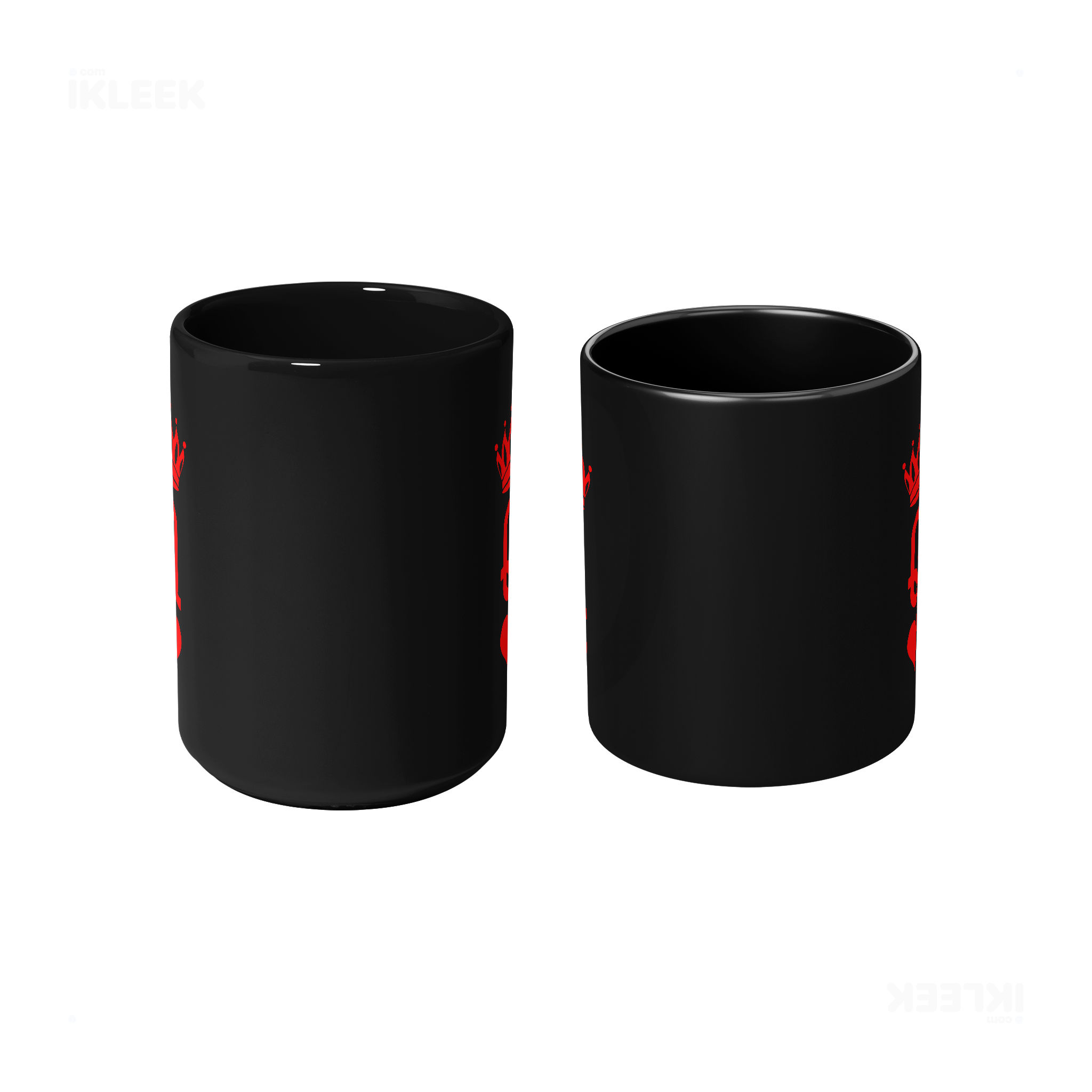 QueenOfHearts Ceramic Mug 09 Black