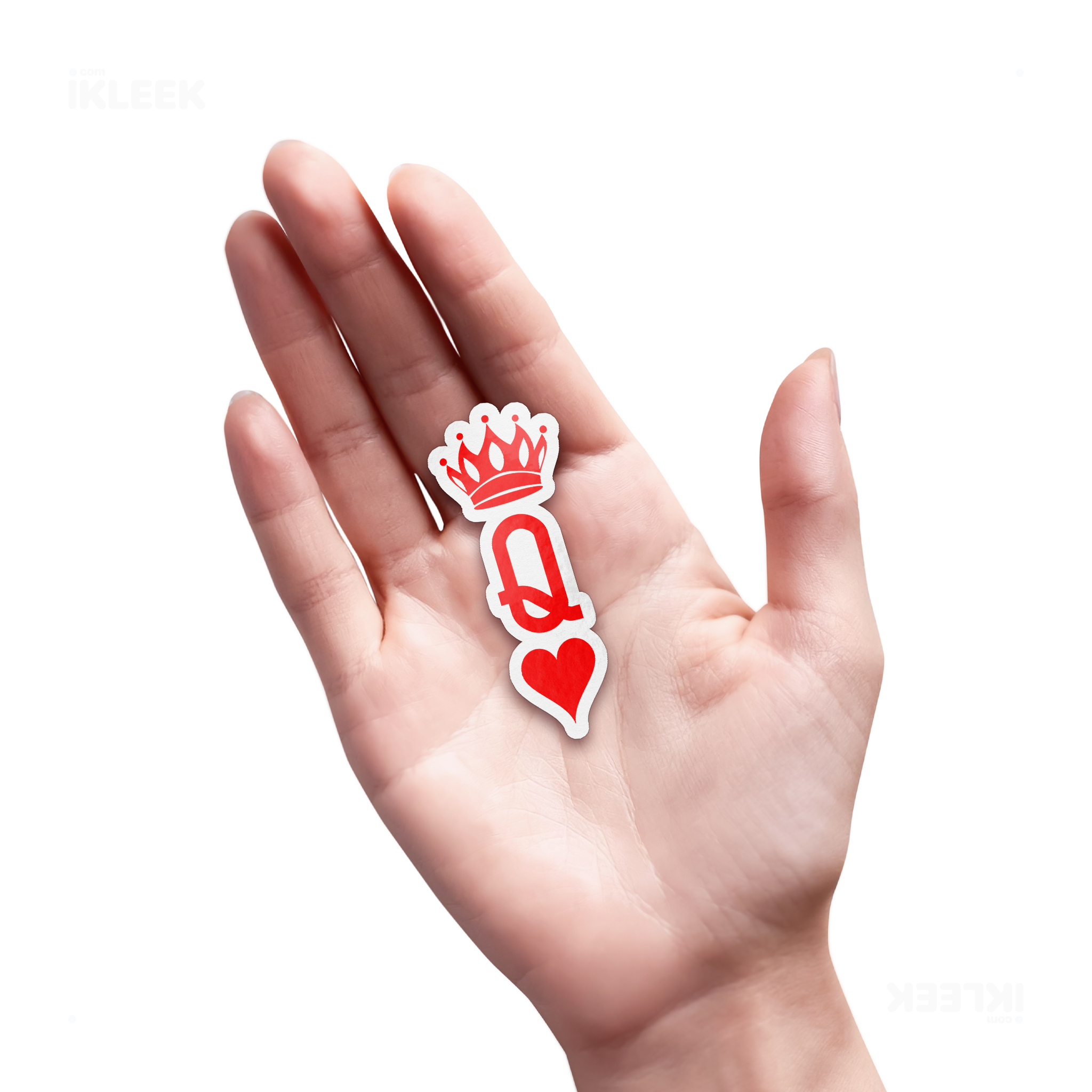 QueenOfHearts Die Cut Magnet 04