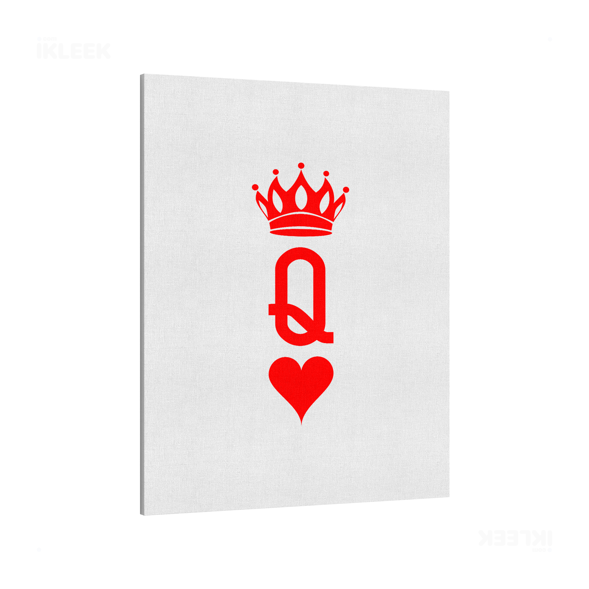 QueenOfHearts Frameless Canvas 01