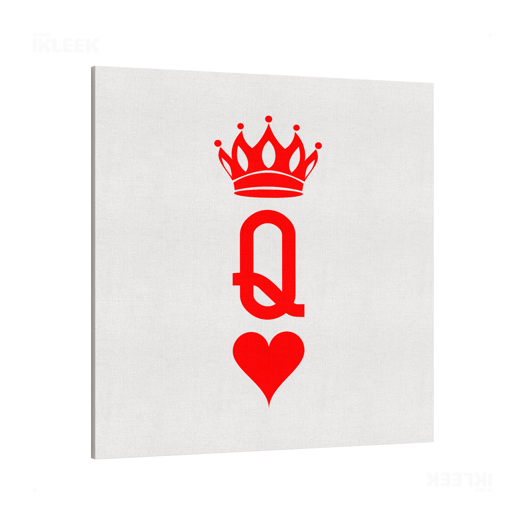 QueenOfHearts Frameless Canvas 04