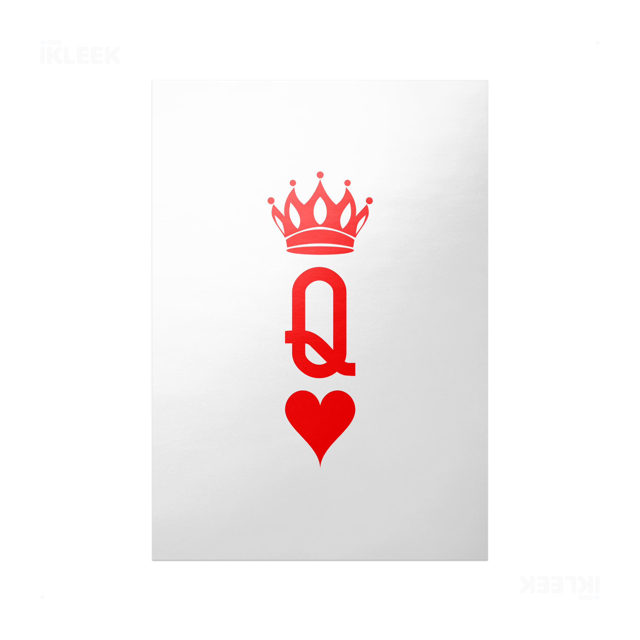 QueenOfHearts Frameless Poster 01 Semi Glossy