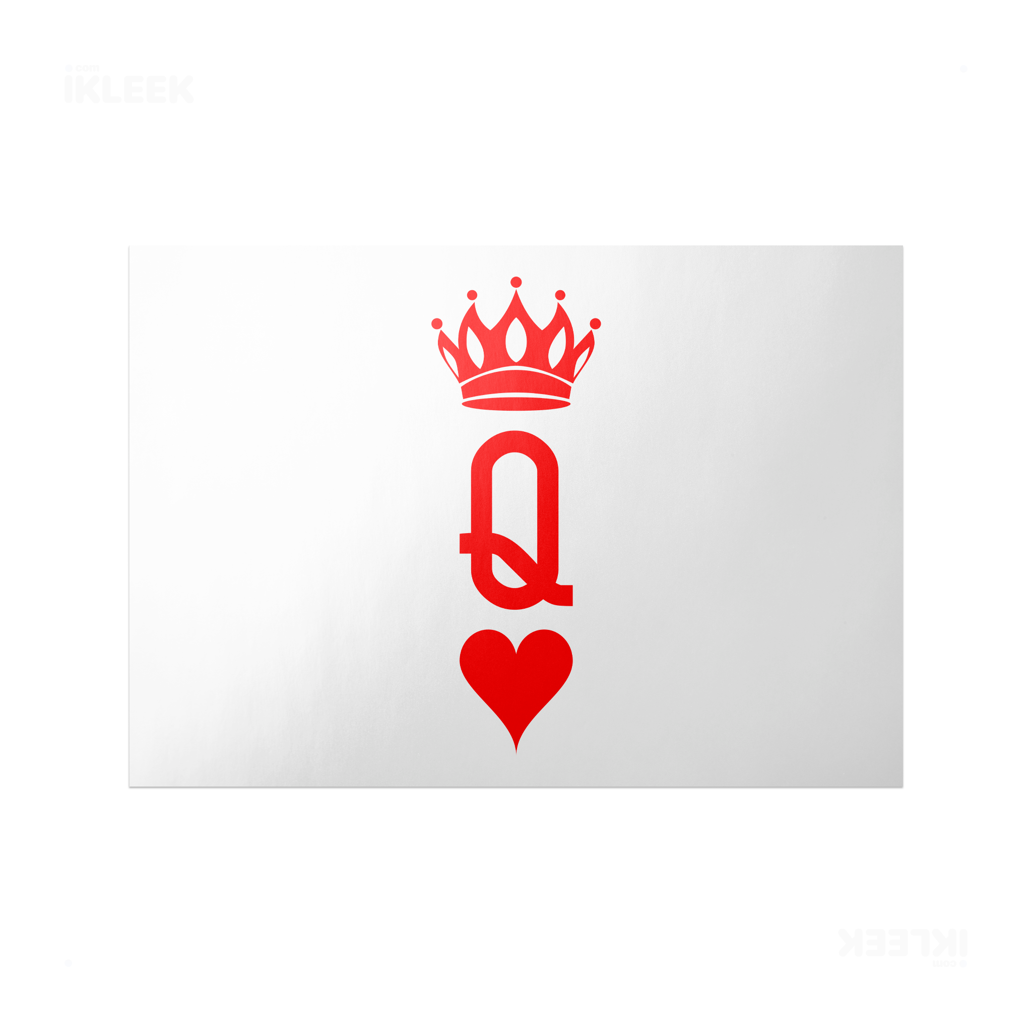 QueenOfHearts Frameless Poster 03 Semi Glossy