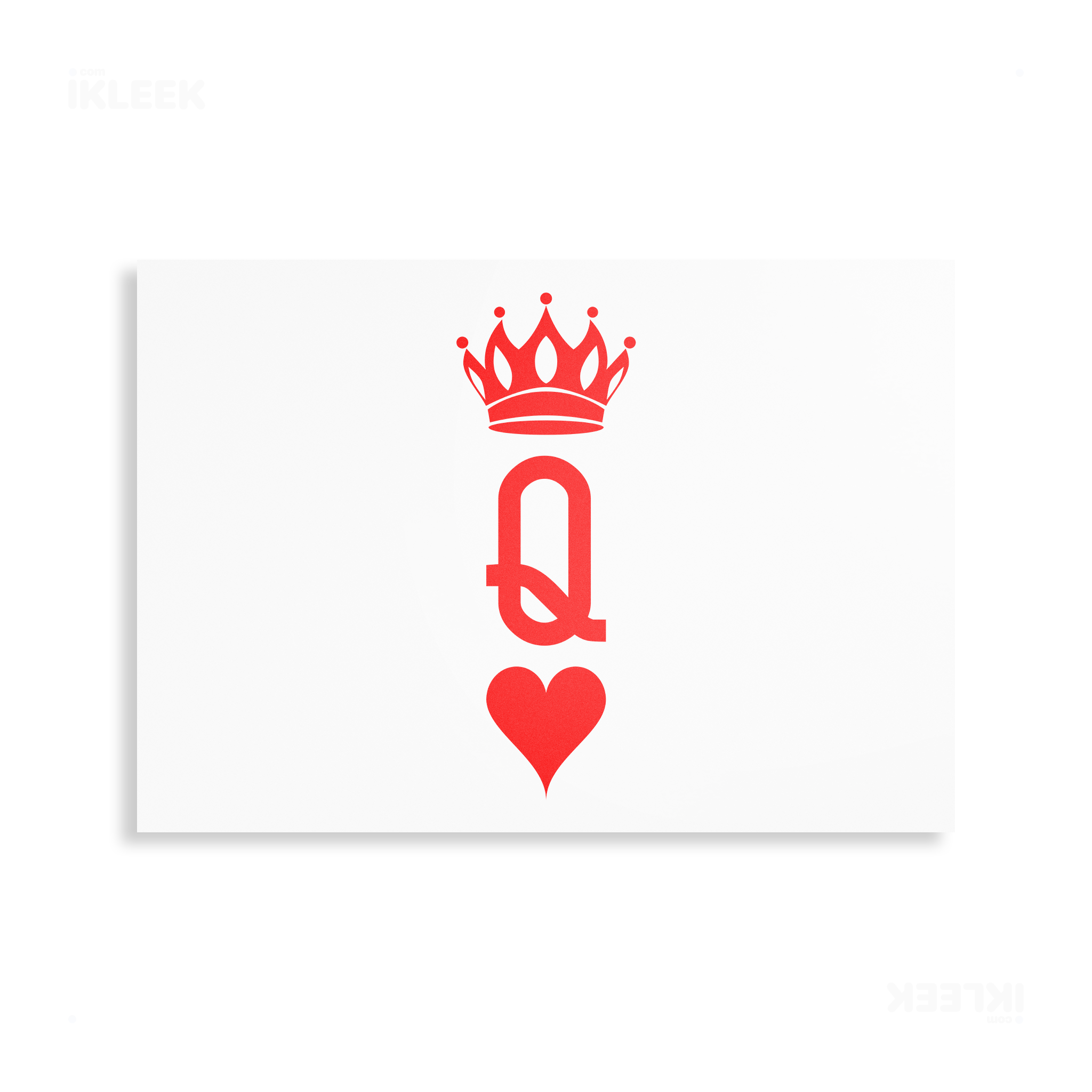QueenOfHearts Metallic Print 03 Aluminum