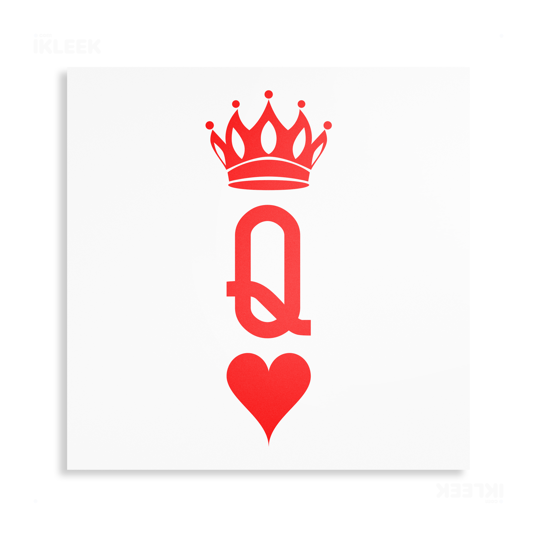 QueenOfHearts Metallic Print 04 Aluminum