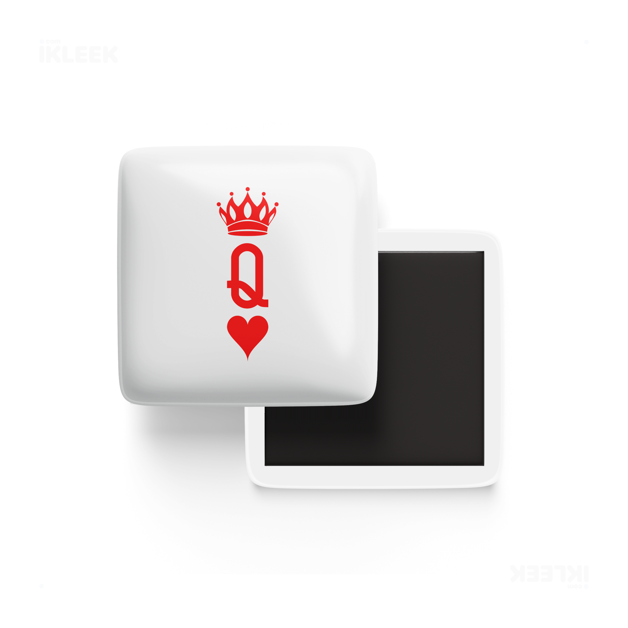 QueenOfHearts Porcelain Magnet 01