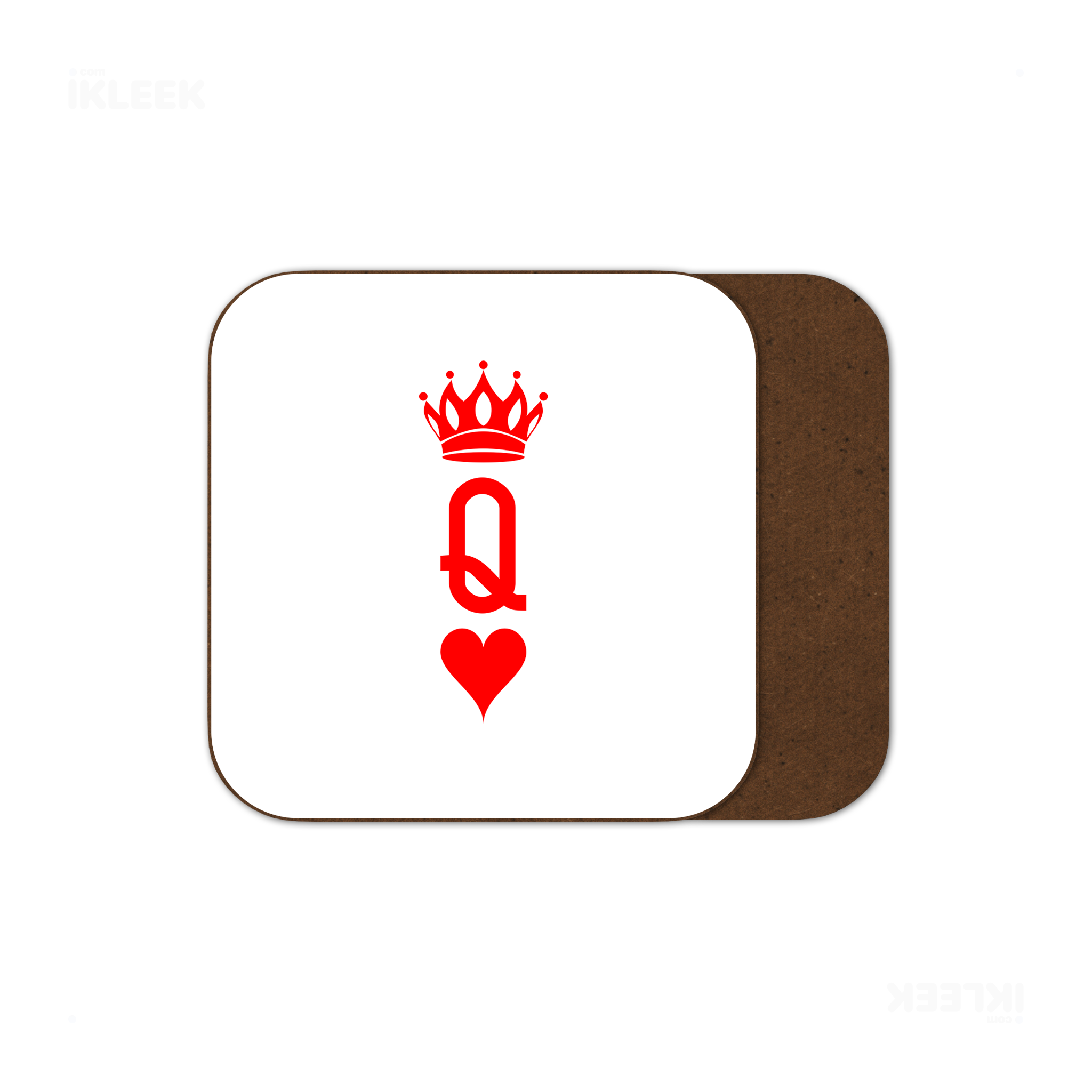 QueenOfHearts Semi Glossy Coaster 01