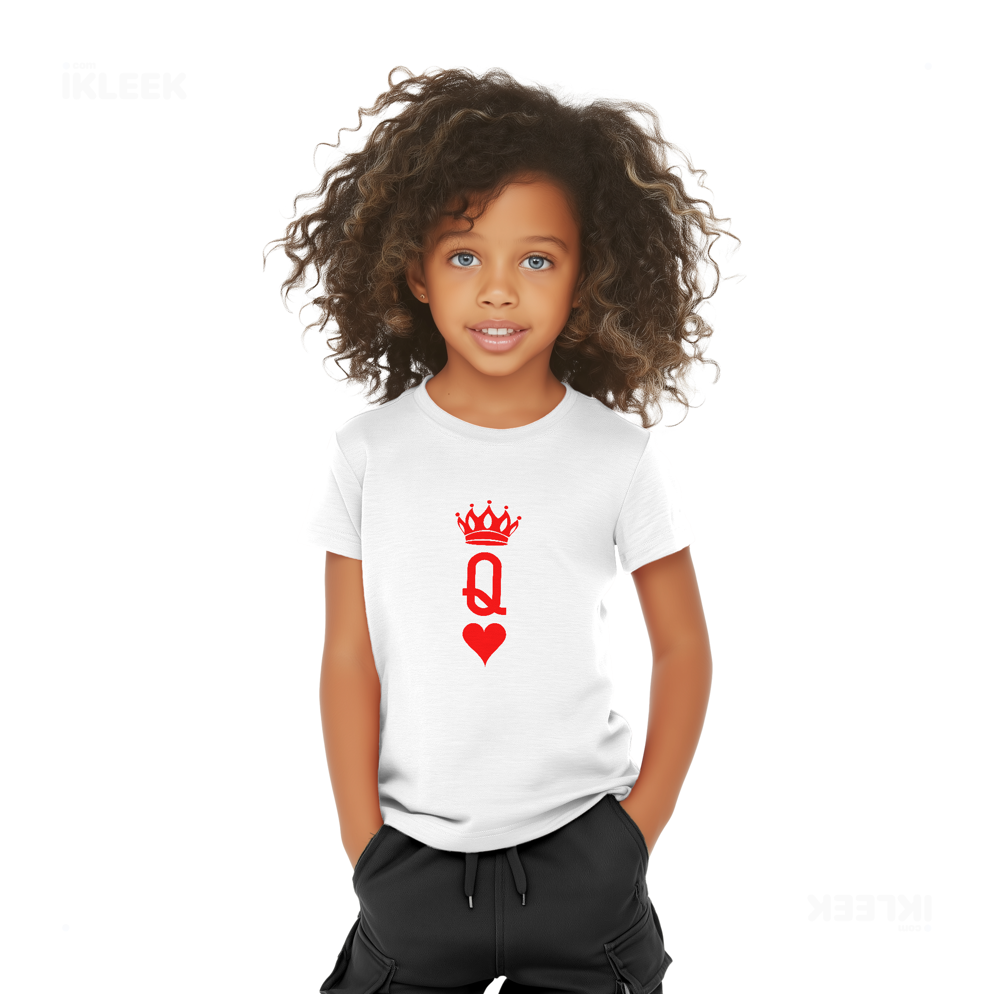 QueenOfHearts Toddler T Shirt 04 White