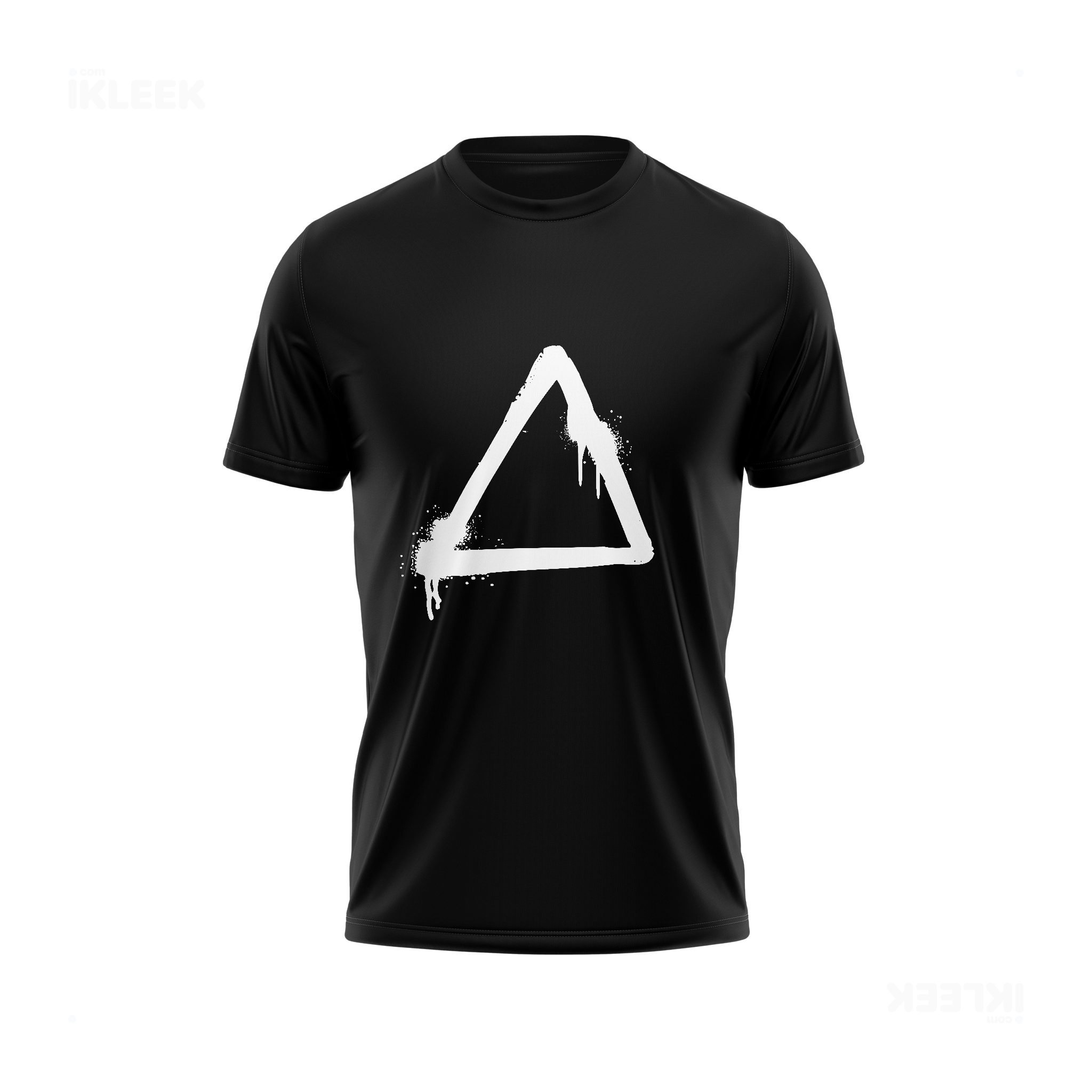 RisingTriangle Adult T Shirt 01 Black