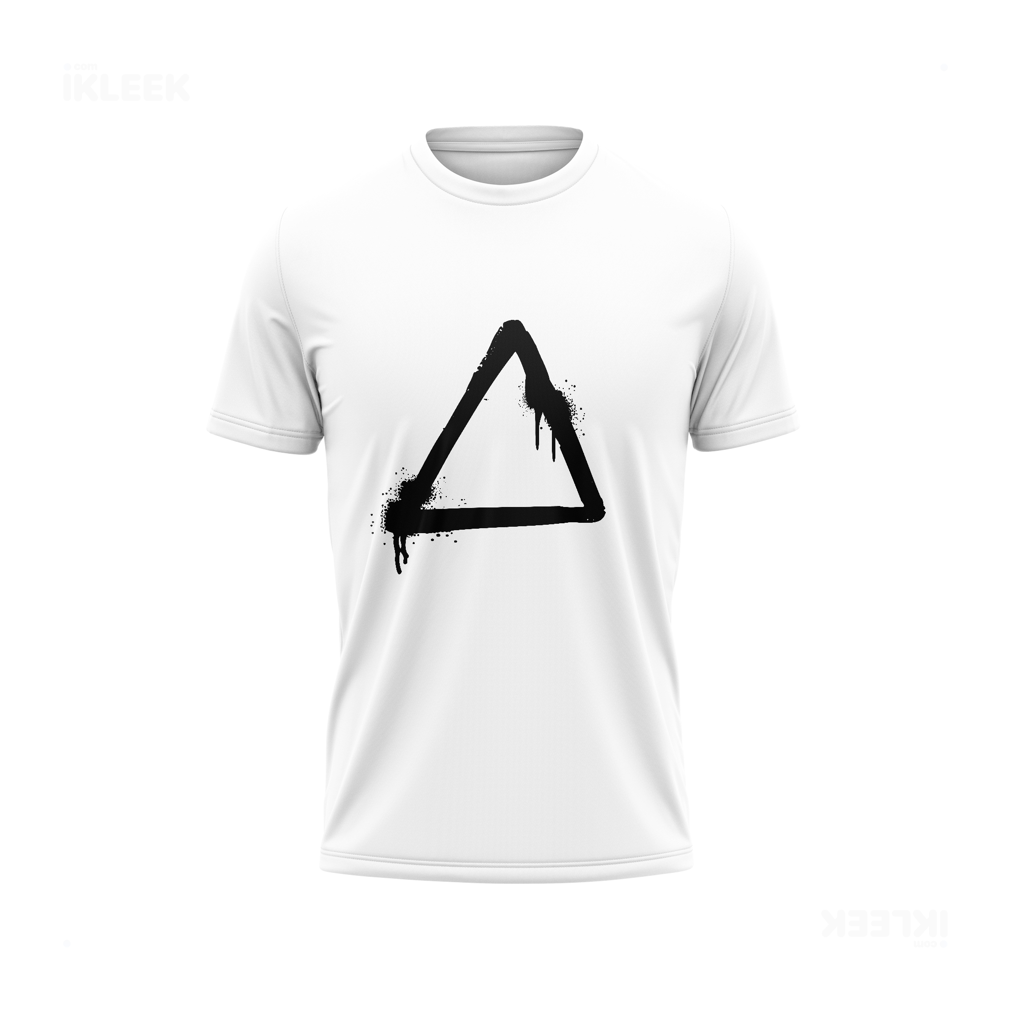 RisingTriangle Adult T Shirt 01 White