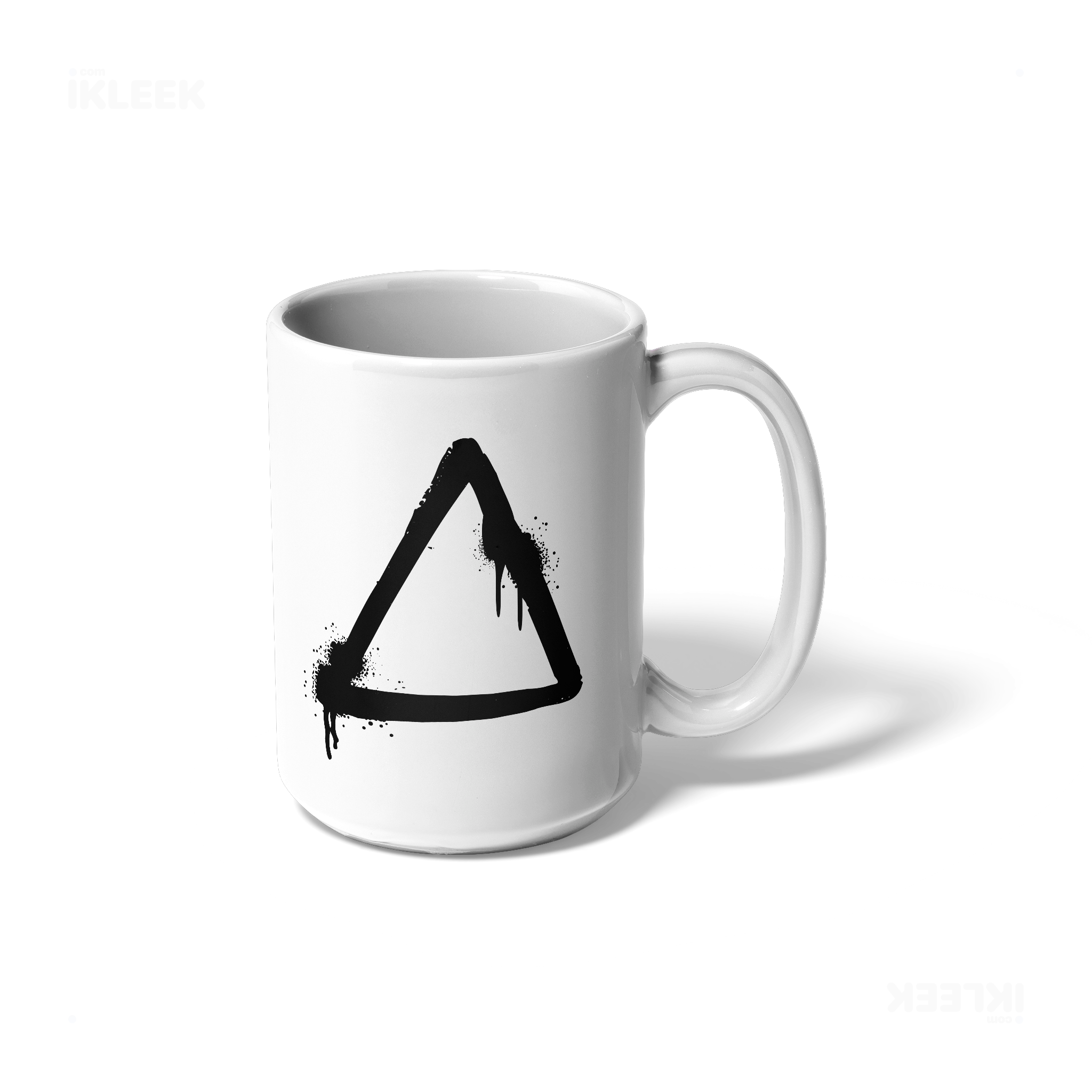 RisingTriangle Ceramic Mug 01 White