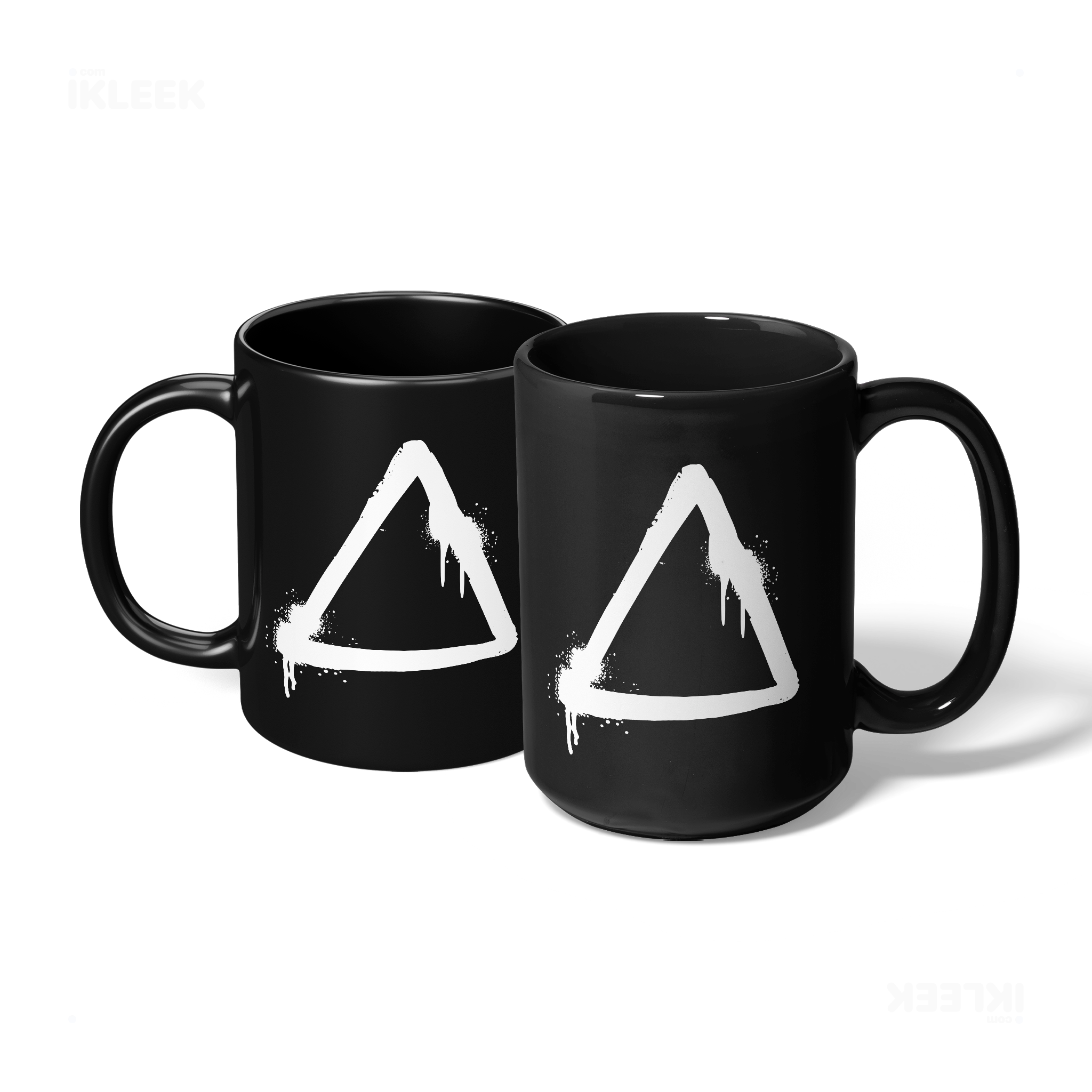 RisingTriangle Ceramic Mug 07 Black