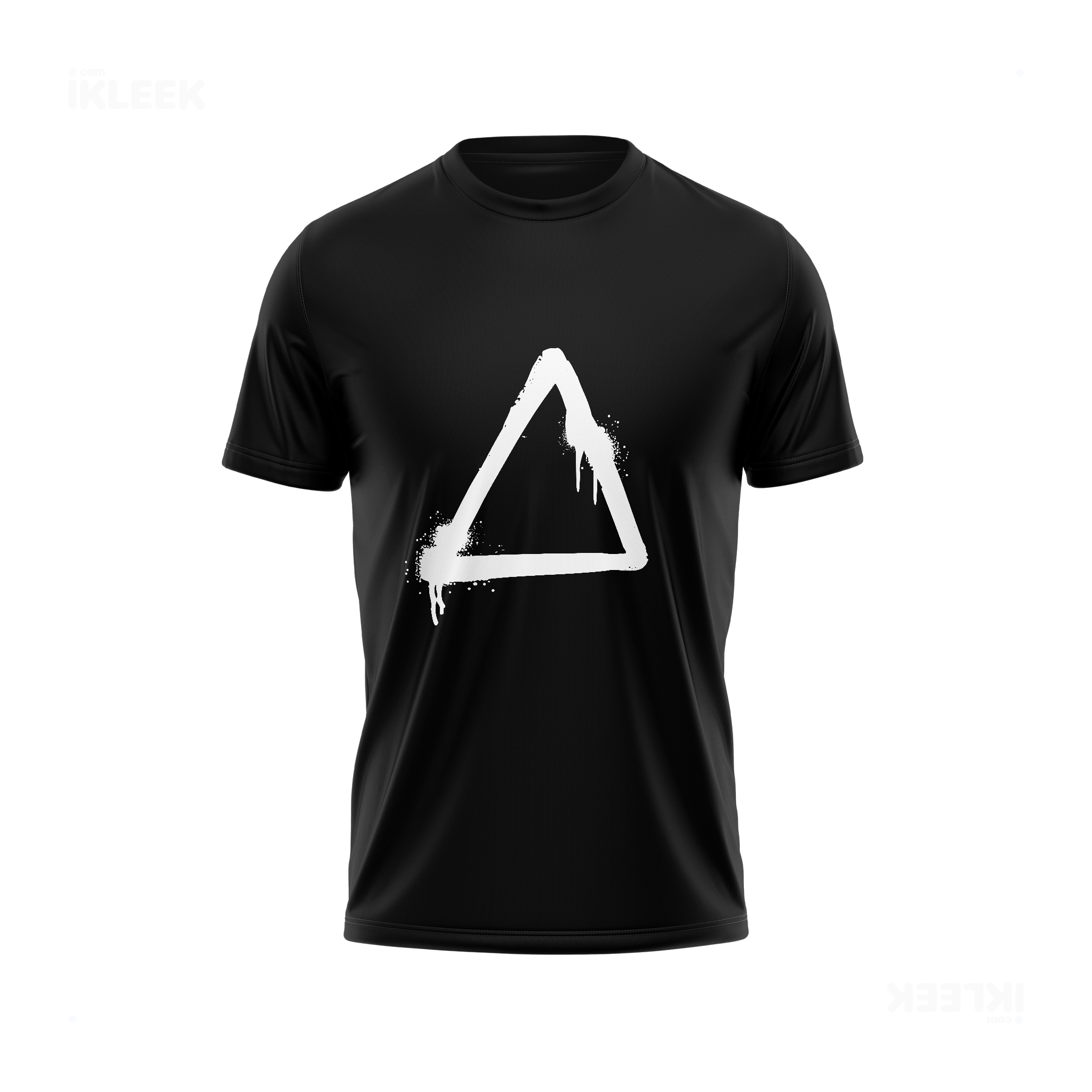 RisingTriangle Couple T Shirt 04 Black