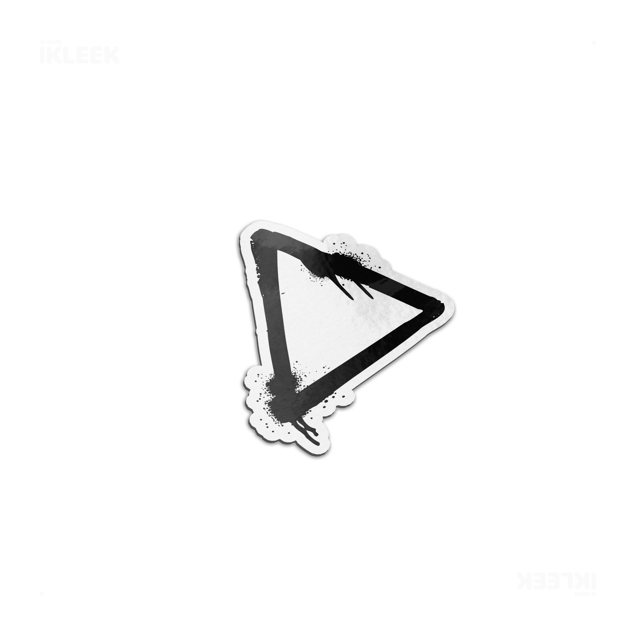 RisingTriangle Die Cut Magnet 03