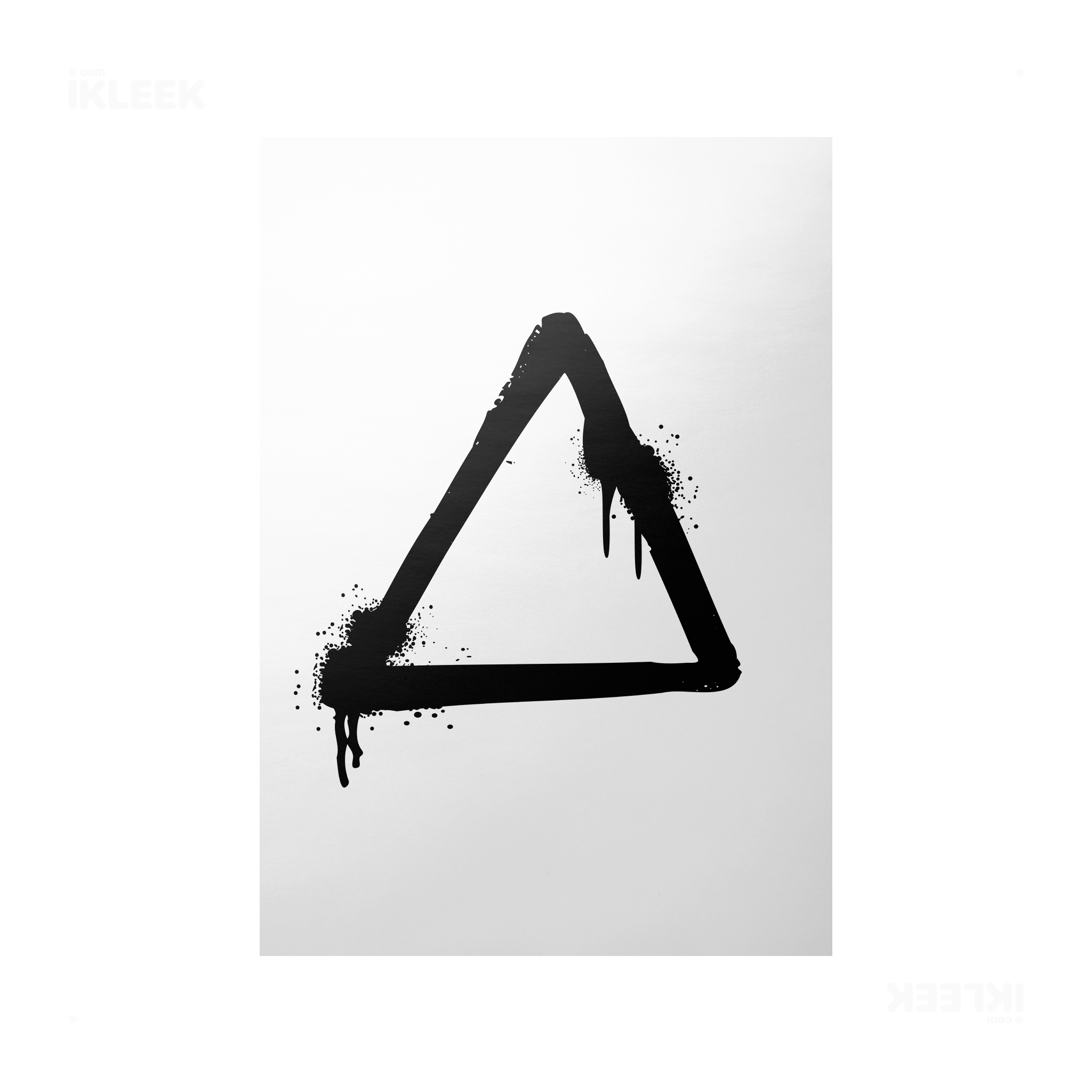 RisingTriangle Frameless Poster 01 Matte