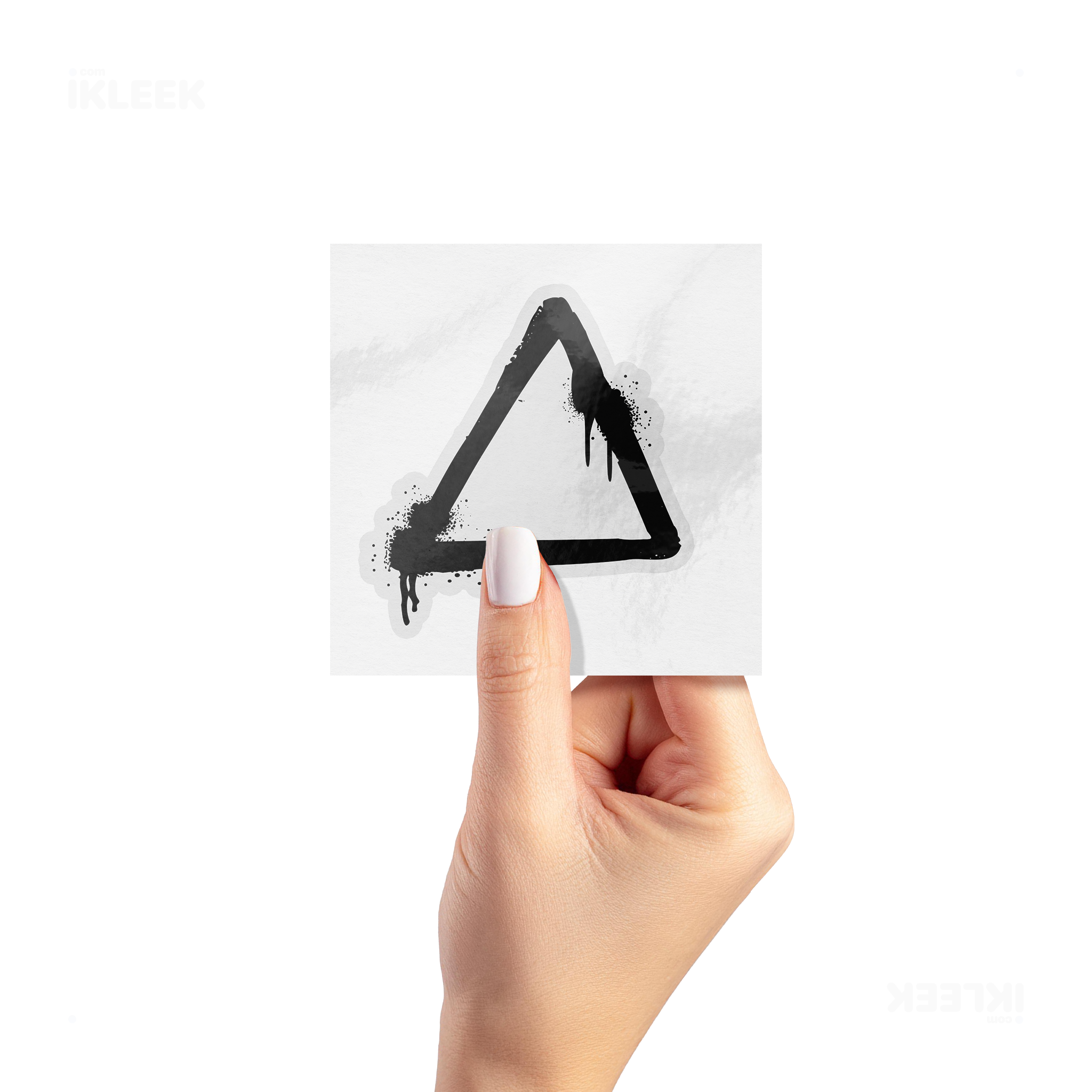 RisingTriangle Kiss Cut Sticker 02 Clear