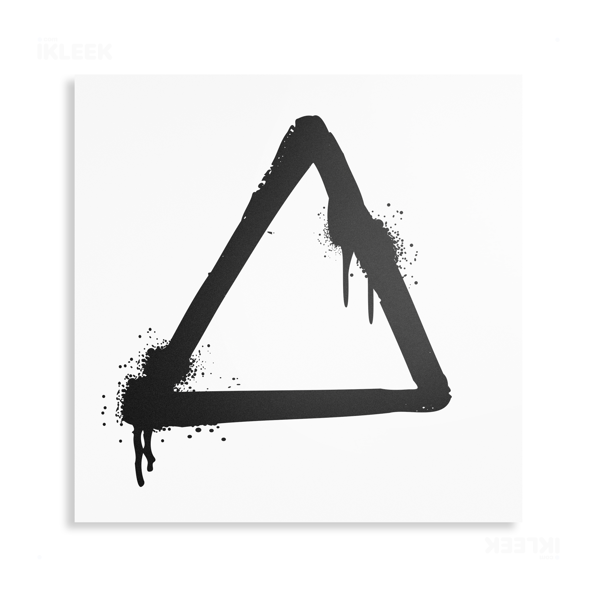 RisingTriangle Metallic Print 04 Aluminum