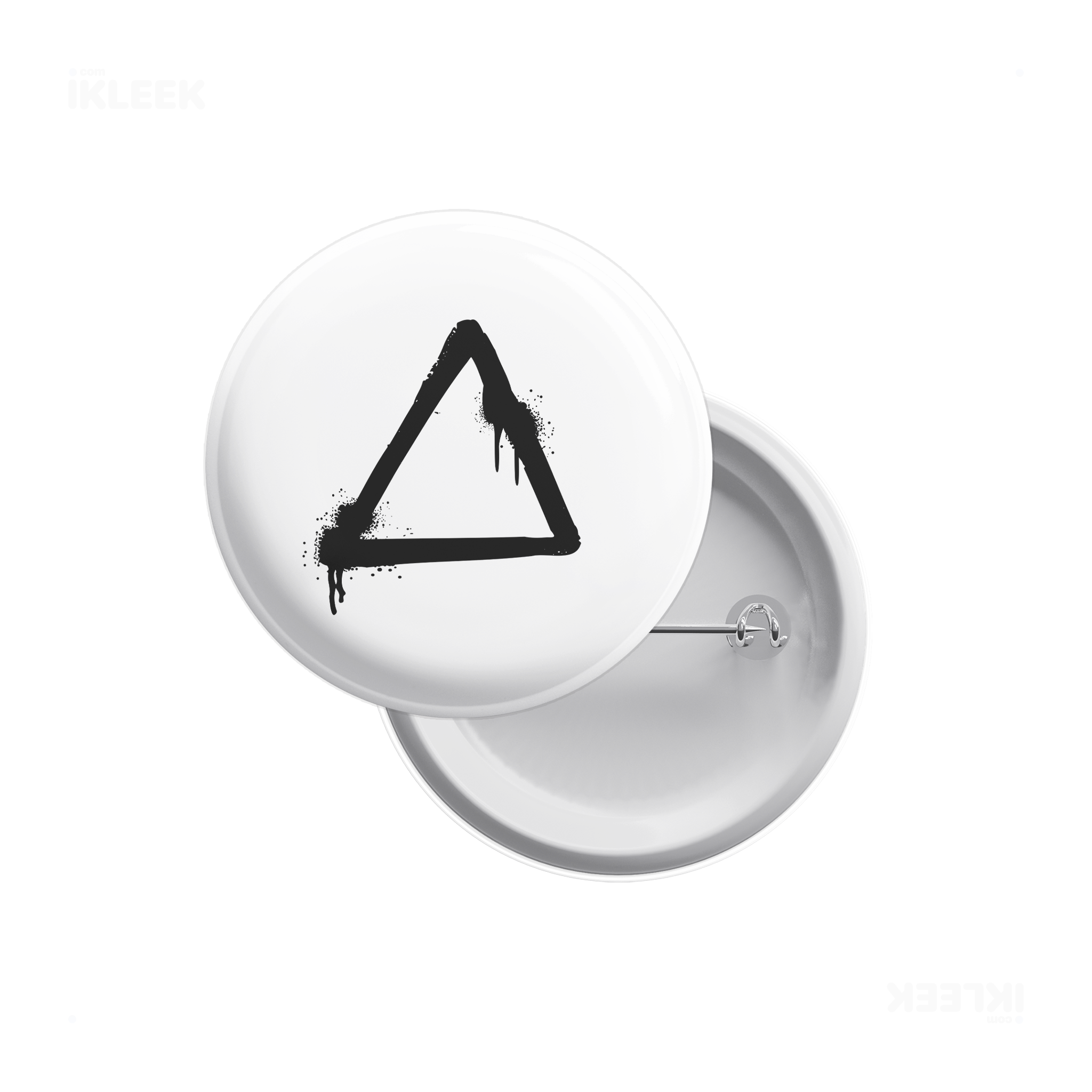 RisingTriangle Pin Buttons 01 Round