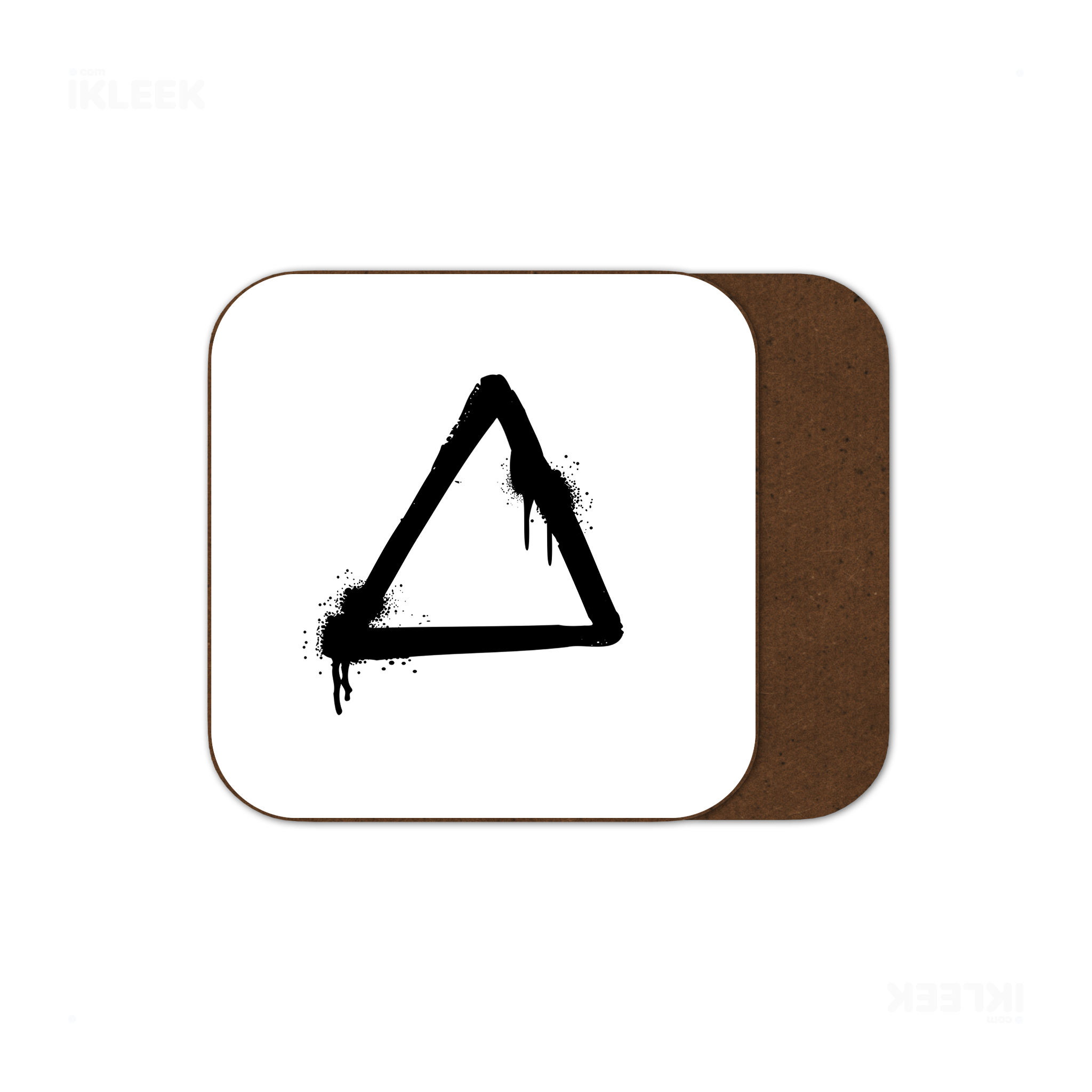 RisingTriangle Semi Glossy Coaster 01